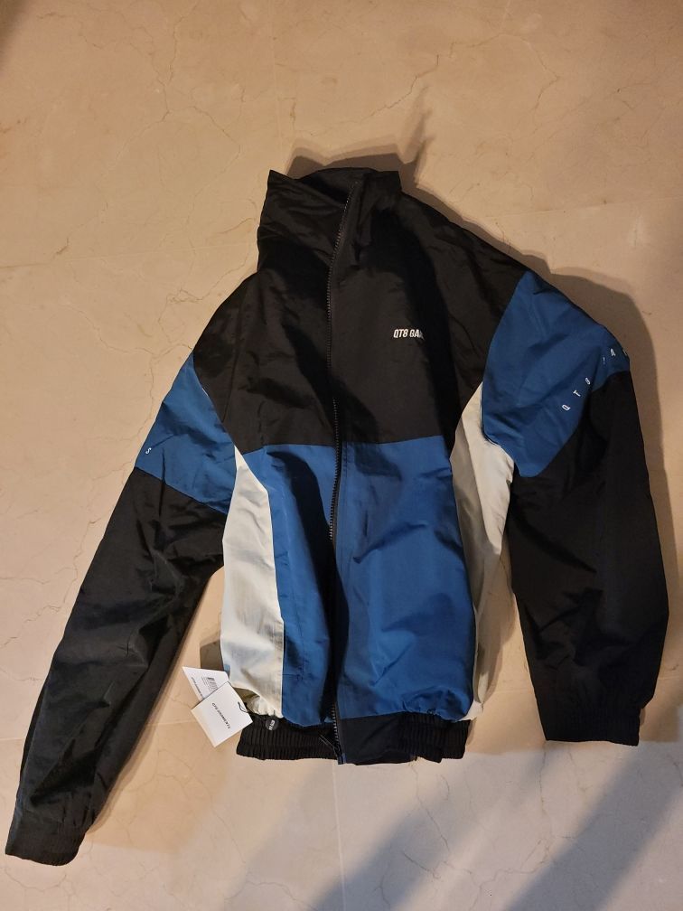 QT8 GARMENTS RG OLDナイロンジャケット ディープブルーM MUSINSA公式 | QT8 GARMENTS RG Old Track Jacket (Deep Blue)