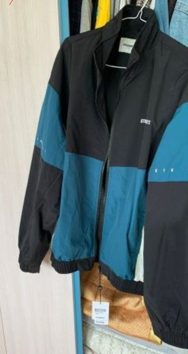 MUSINSA公式 | QT8 GARMENTS RG Old Track Jacket (Deep Blue)