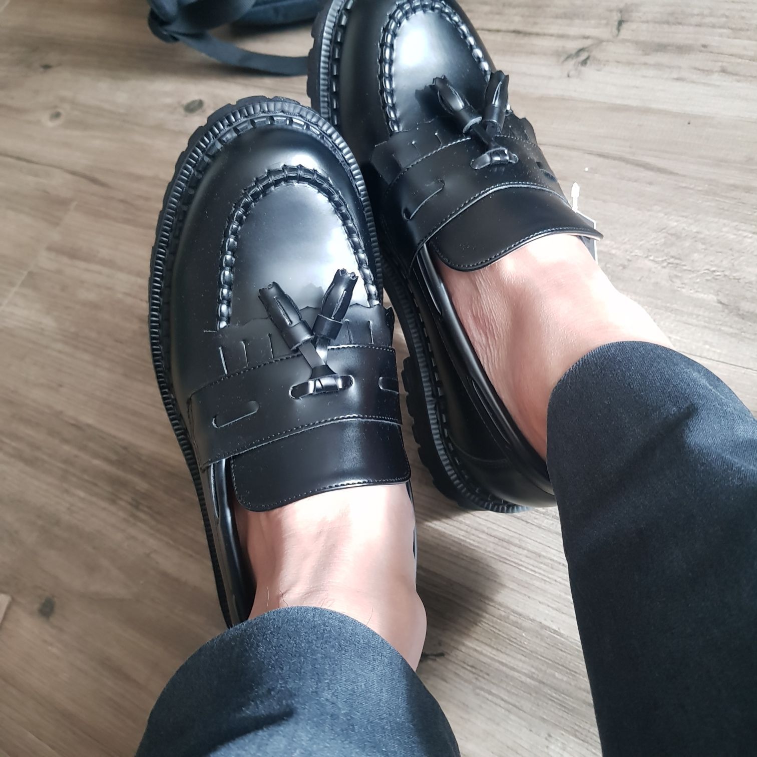 BSQT★278 PALMAS TASSEL LOAFER LUCY BLACK MUSINSA公式 | BSQT BY CLASSY 278 Palmas Golf Tassel Loafer