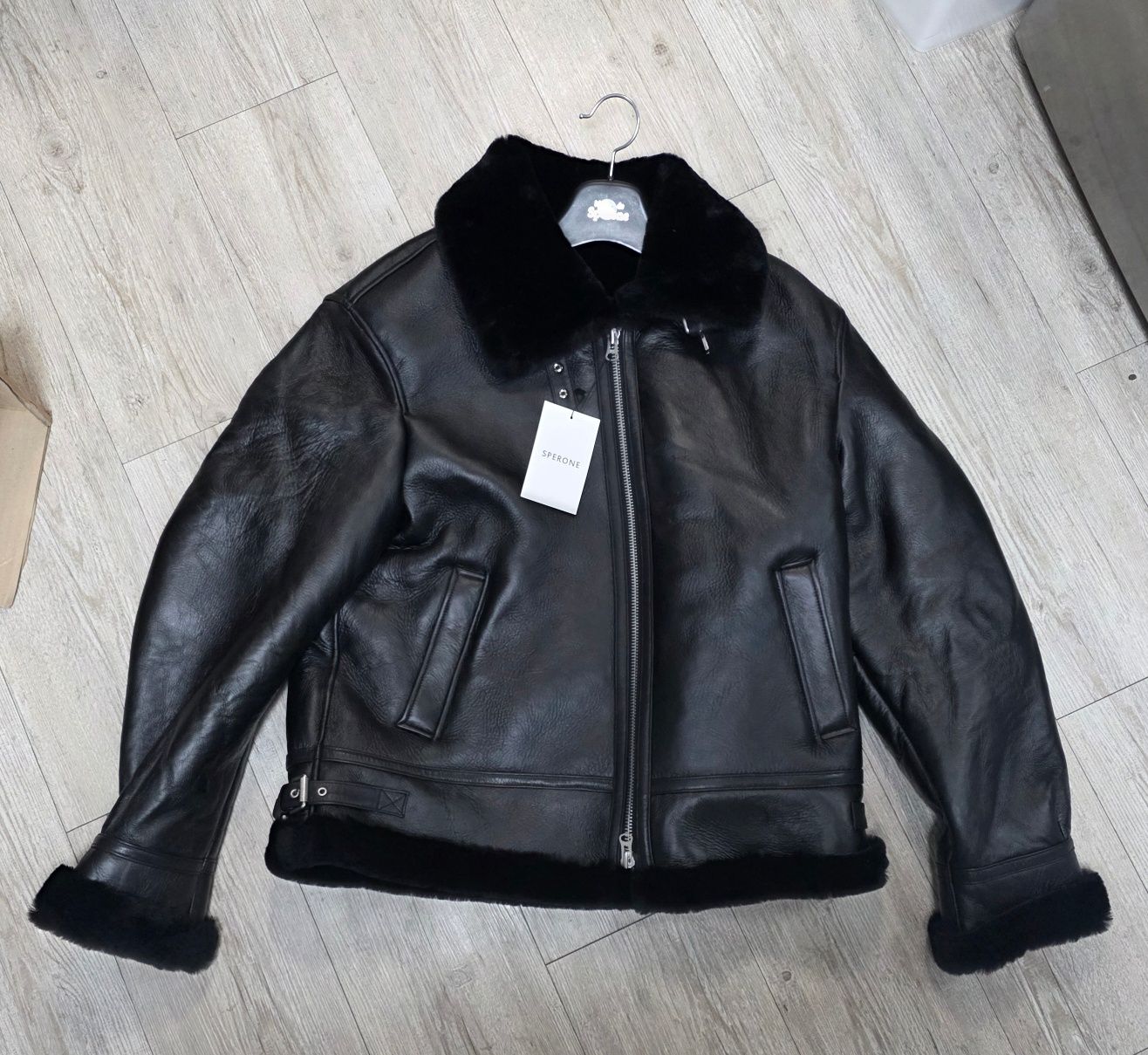 MUSINSA公式 | SPERONE リアルB3ムスタンジャケット メンズ (ブラック)