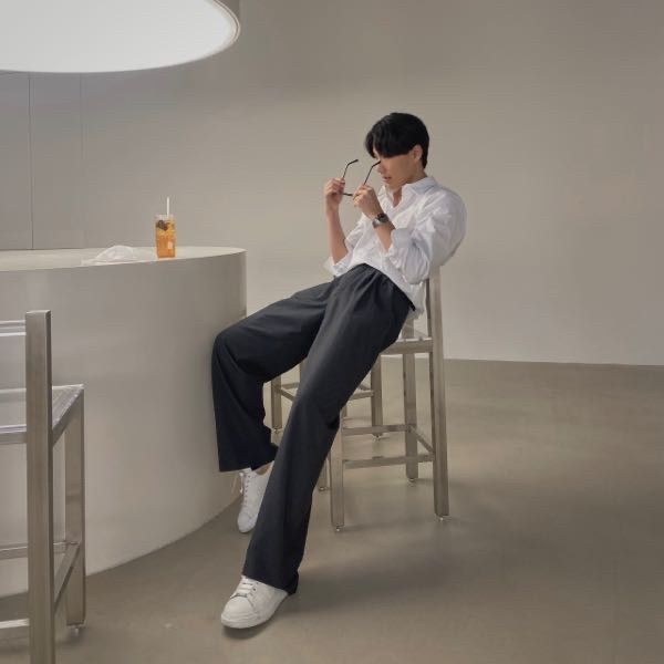 ★MUSINSA STANDARD★ Relaxed soft poplin officer shirt gunme MUSINSA | MUSINSA STANDARD Relaxed Soft Poplin Officer Shirt