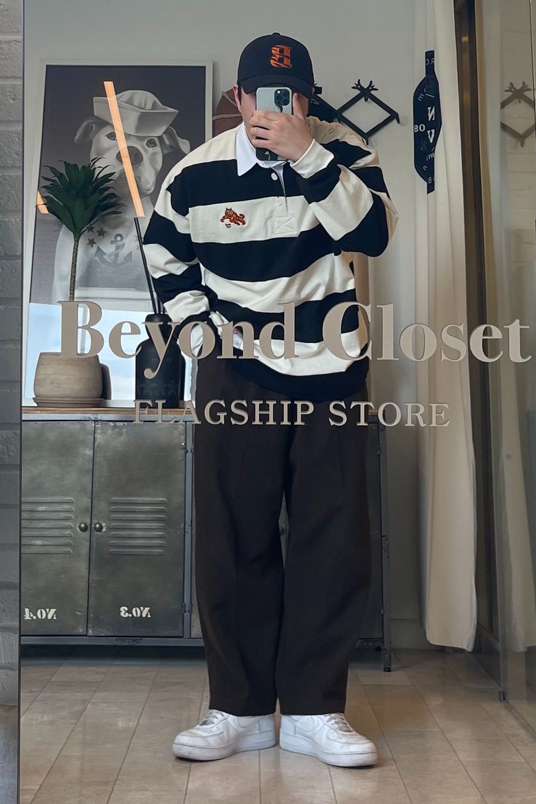브랜드 스냅의 [COLLECTION LINE] 뉴 아이비 리거 워싱 볼캡 블랙 코디, 패션 | 무신사 스냅