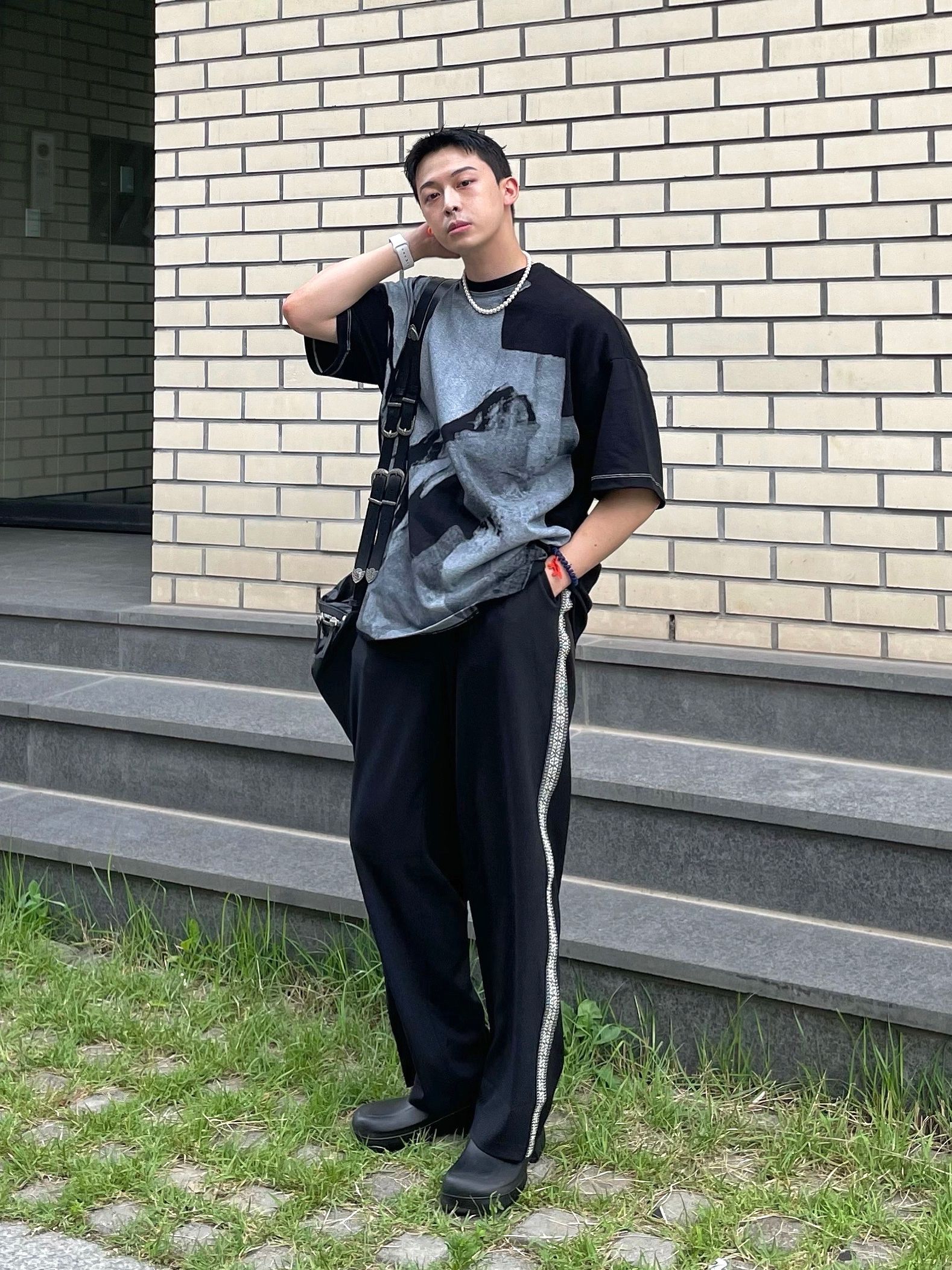 DNSR カーペンター パンツ ズボン ブラック L Dnsr パンツ L DNSR 公式 