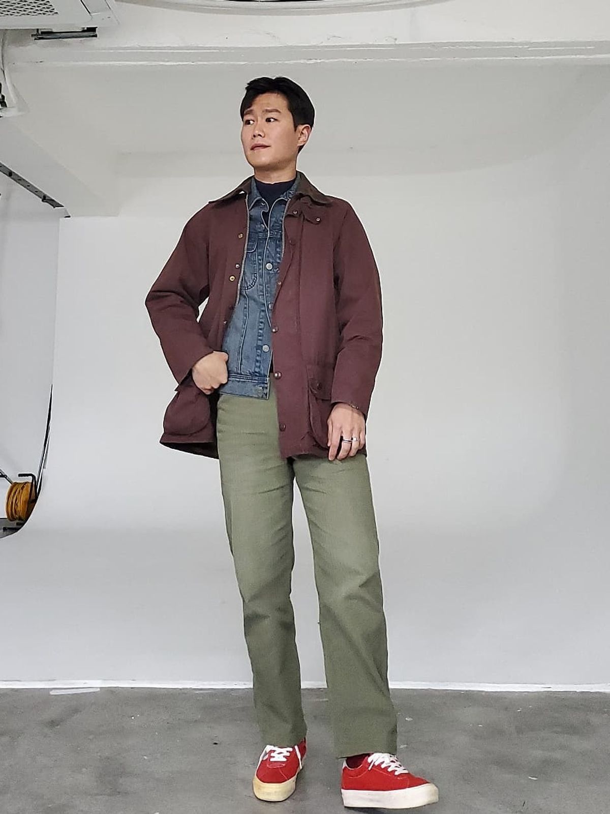 규짱님의 클래식 뷰포트 왁스 재킷 - 올리브 코디, 패션 | 무신사 스냅