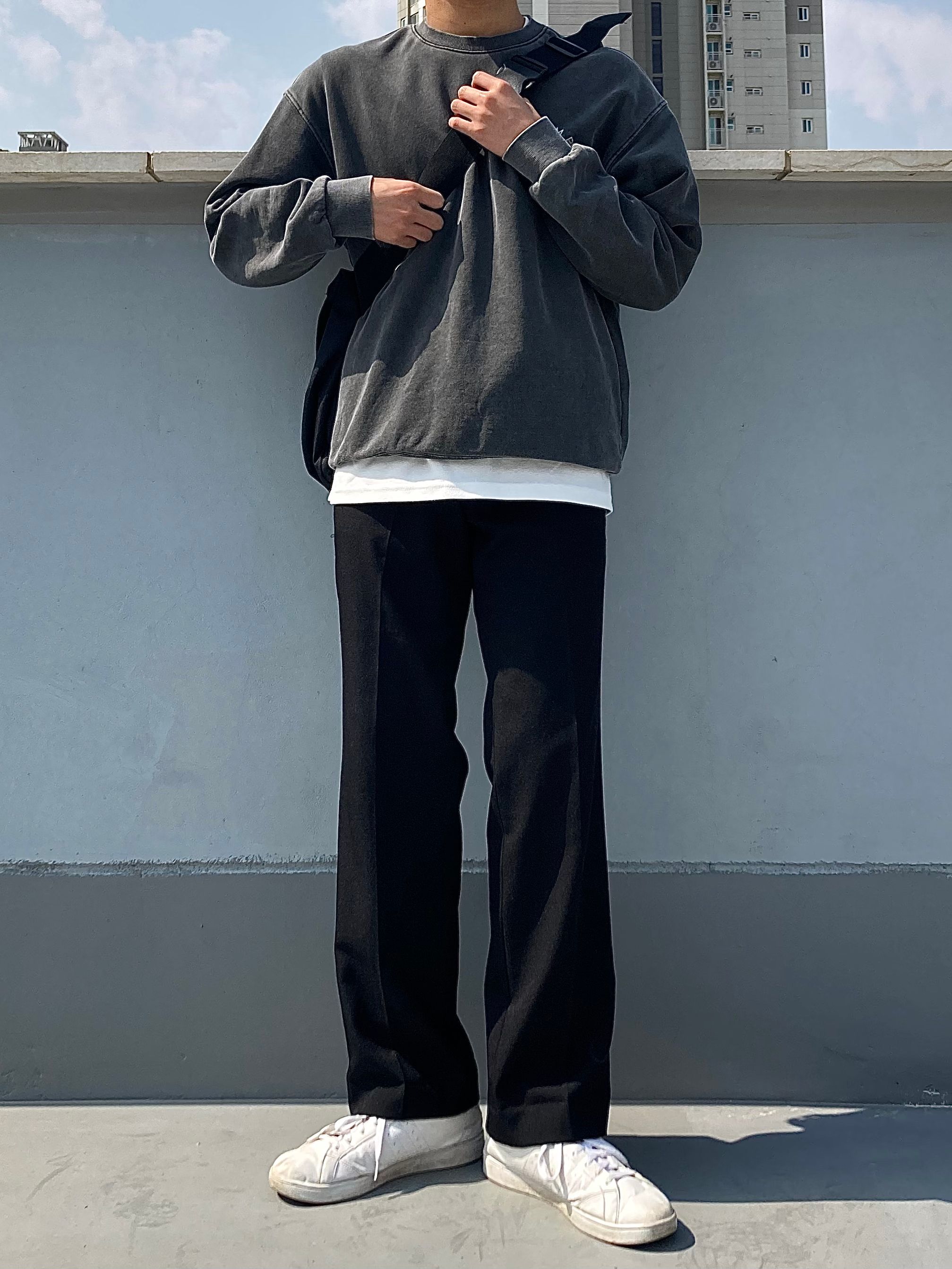 【TRAVEL】★チャウヌ着用★ camp varsity pigment sweatshirt org.jpg