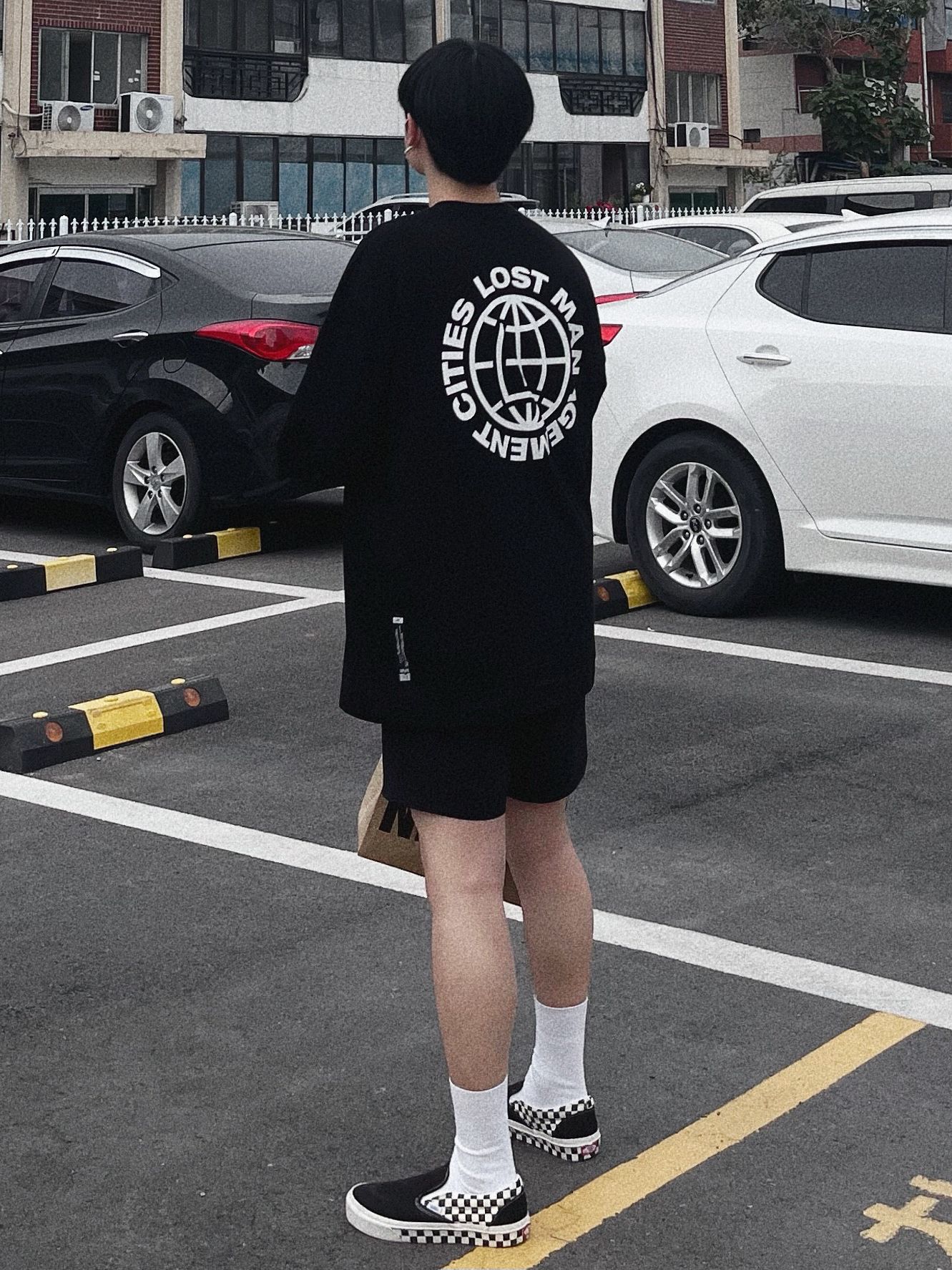 [ LMC ]★25SS★韓国人気★FN OG LONG SLV TEE MUSINSA公式 | LMC LMC OG WHEEL LONG SLV TEE black