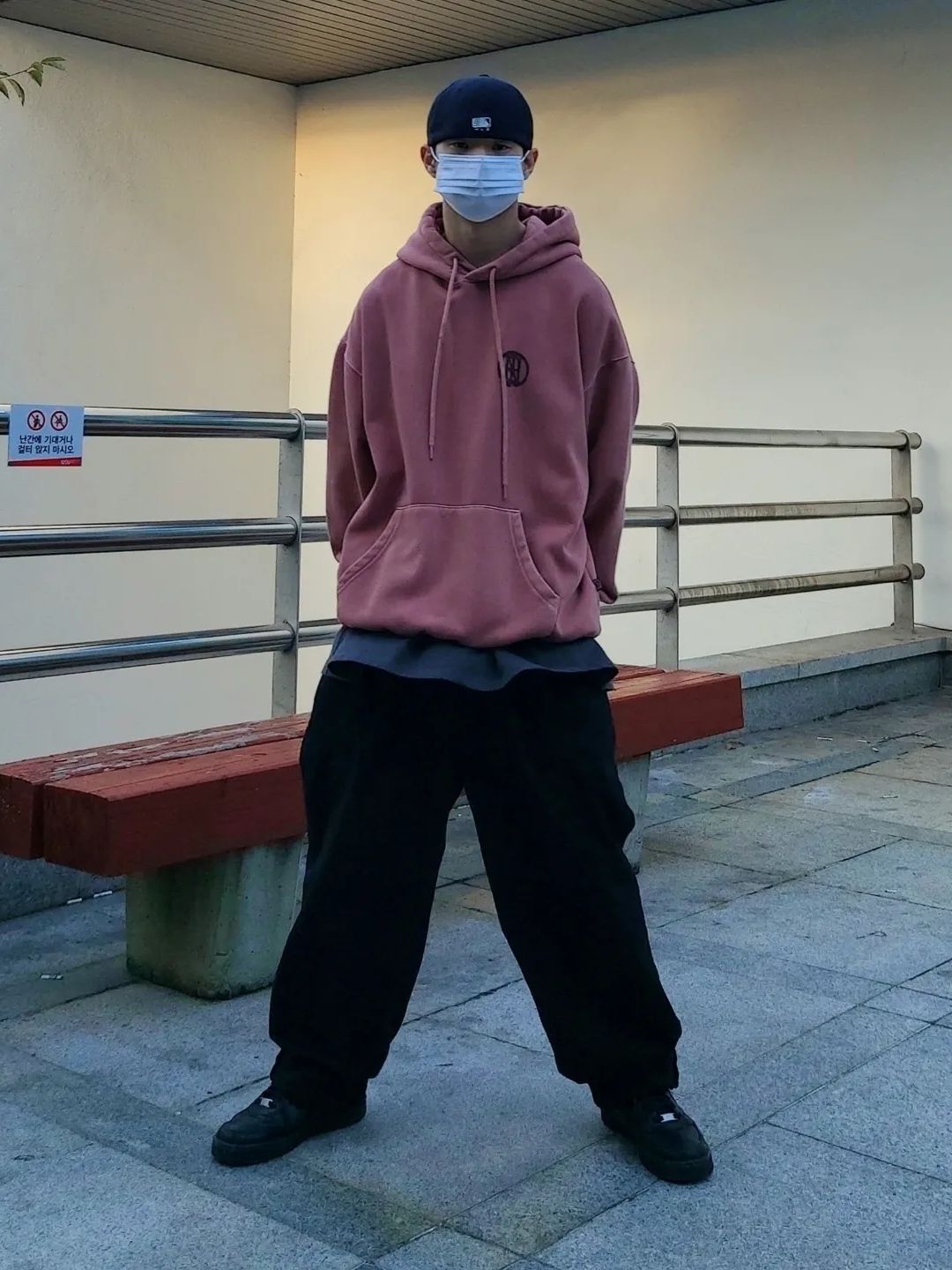 パーカー・フーディ NOT4NERD Pigment Wet Logo Pullover Hood Red HD043RD MUSINSA | NOT4NERD Pigment Wet Logo Pullover Hood - Red