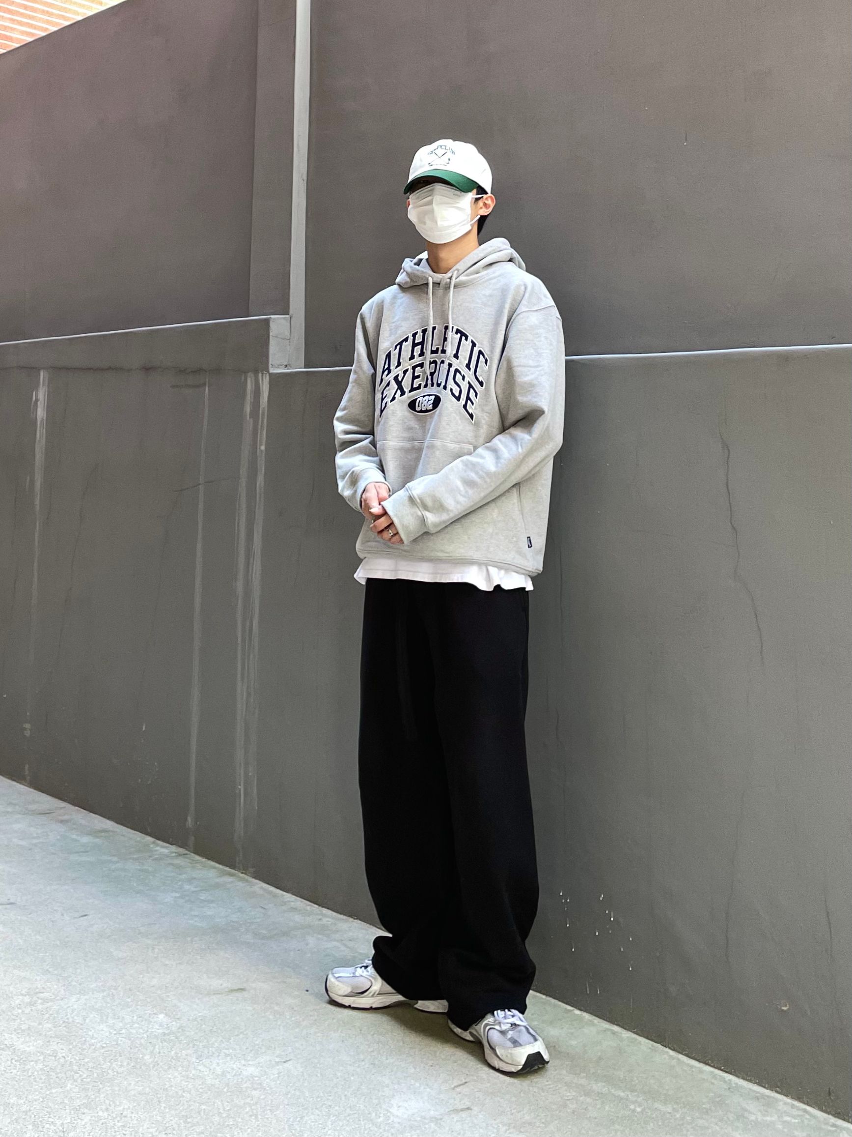 BORN CHAMPS★CHMPS PATCH KNIT HOODIE B22FT12 SNAP