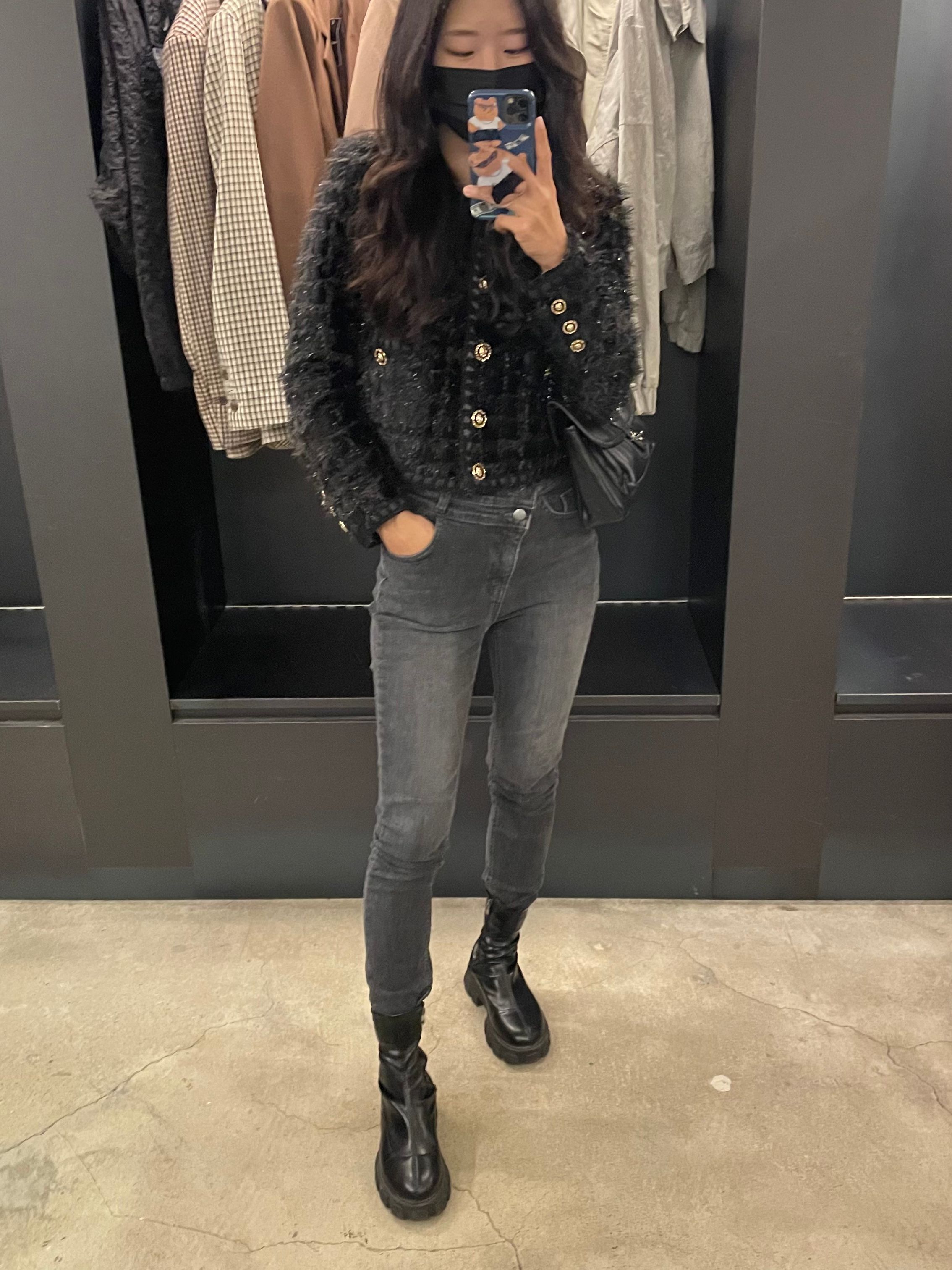 AVANDRESS★韓国★人気★TWEED CROPPED JACKET /追跡あり IRO Tweed Cropped Jacket | Gold | FARFETCH