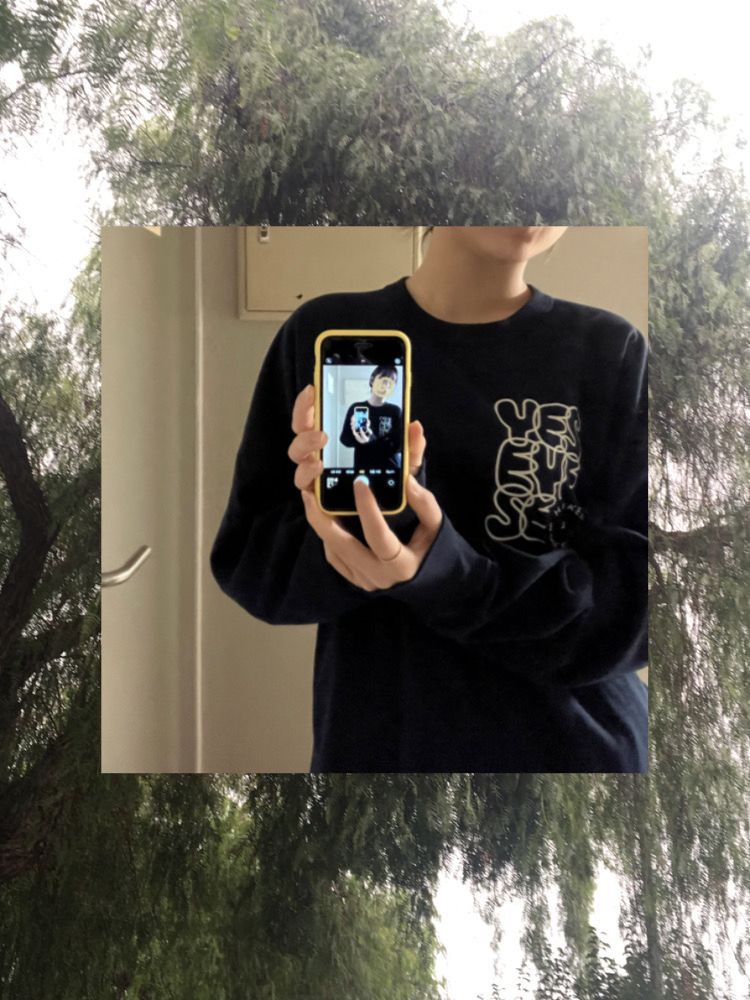 ★YESEYESEE★ CLogo LS Black YESEYESEE tシャツ C-Logo L/S メンズ レディース : ZOZOTOWN
