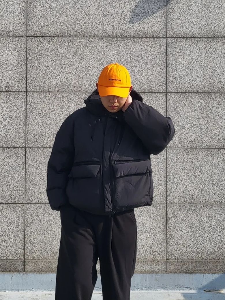 Fashion_chanlee의 HOODED PUFFER DOWN PARKA 002 _ BLACK 코디, 패션 | 무신사 스냅