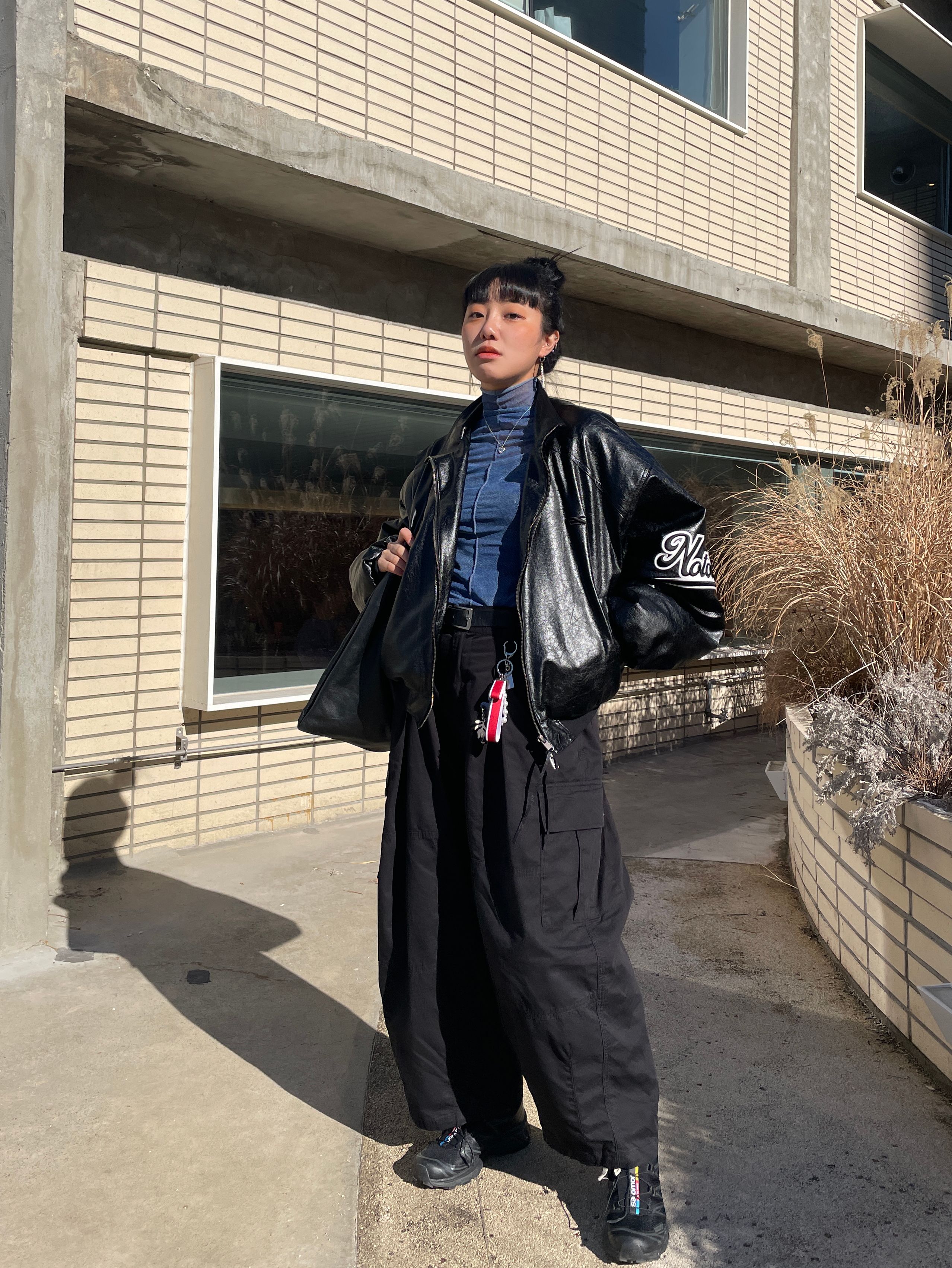 MUSINSA公式 | ESC STUDIO Notold leather blouson (black)