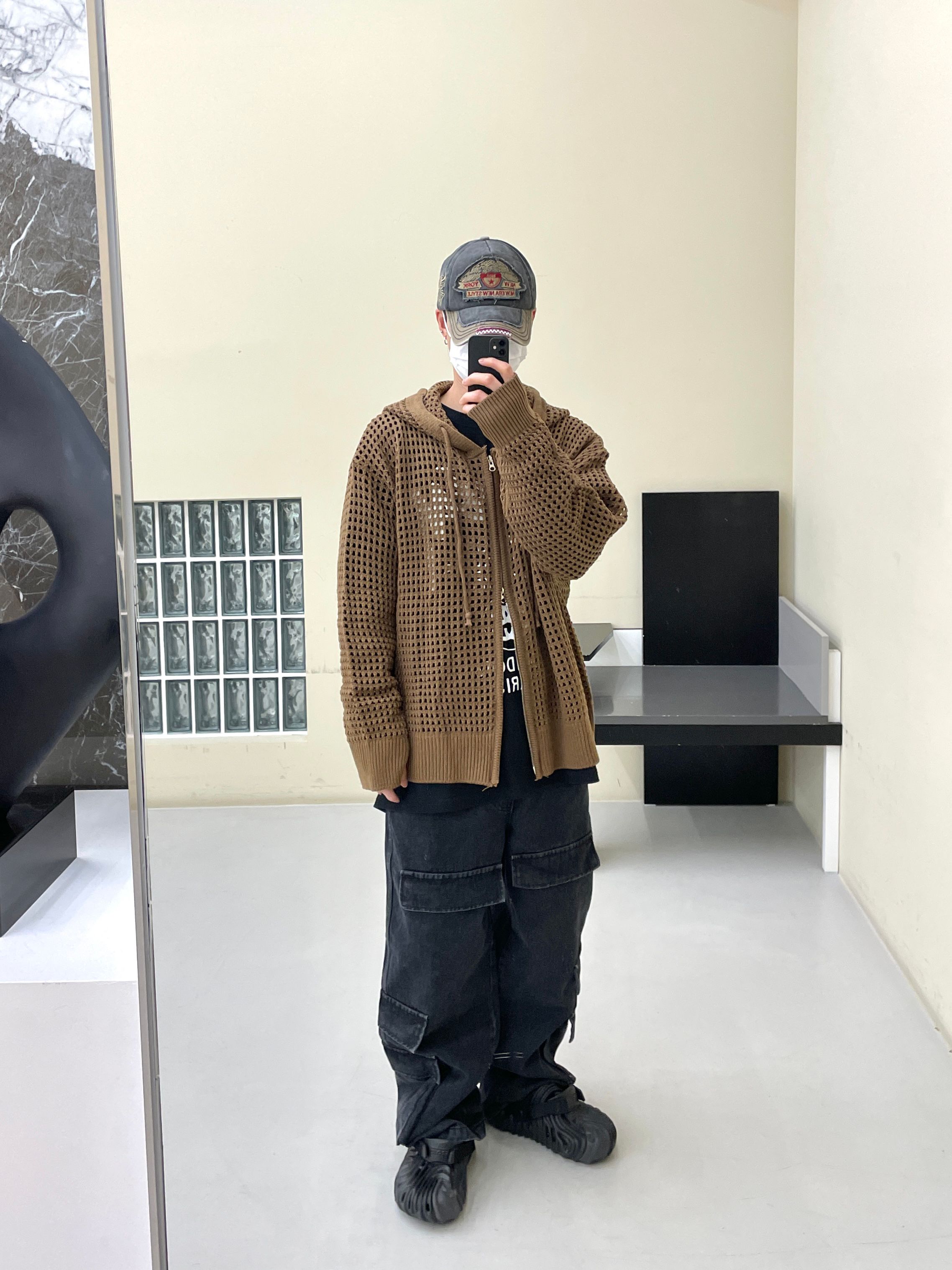 MUSINSA公式 | PHYSICAL DEPARTMENT PHYPS® DENIM WASHED CARGO PANTS 