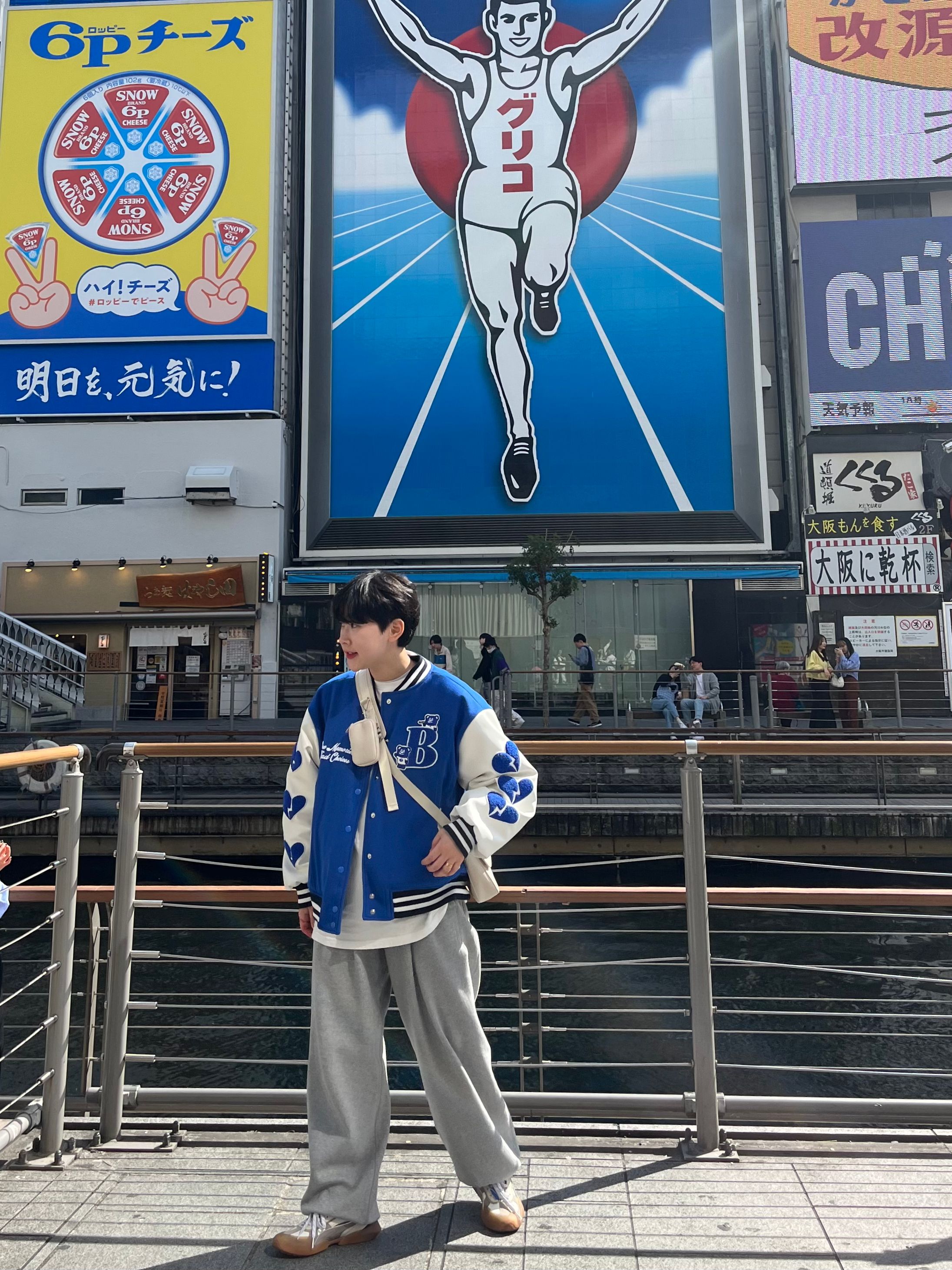 MUSINSA公式 | BADBLUE BadBear Varsity Jacket