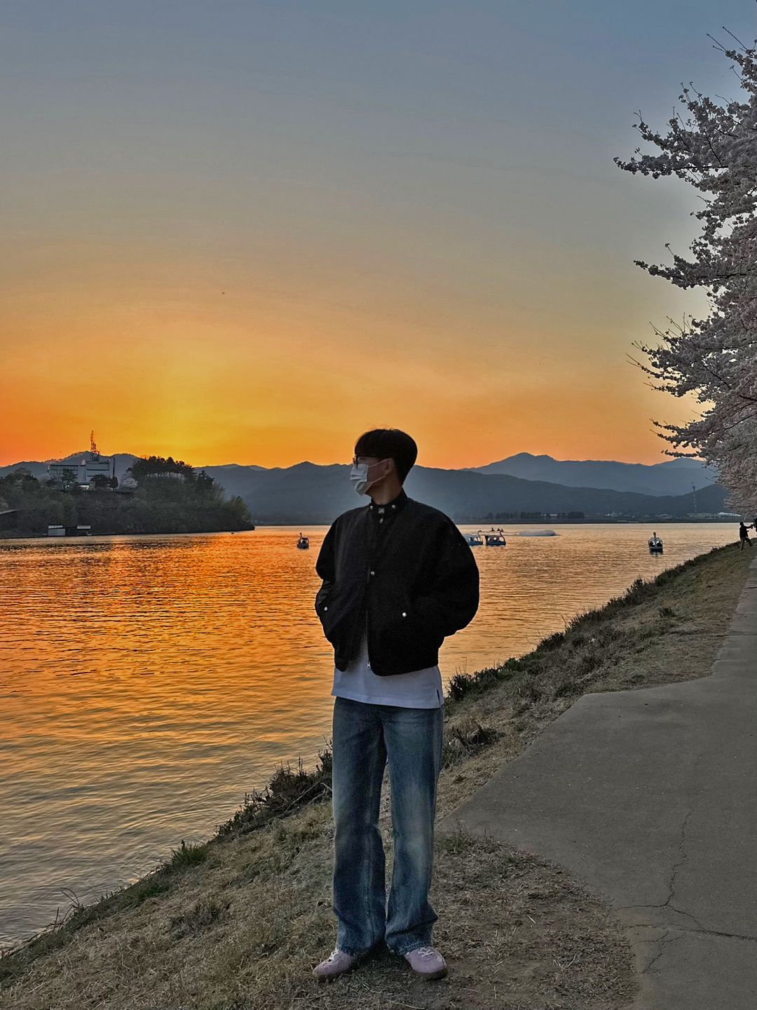 MUSINSA | SATUR Santee Nylon Oversized Blouson MA-1 Jacket