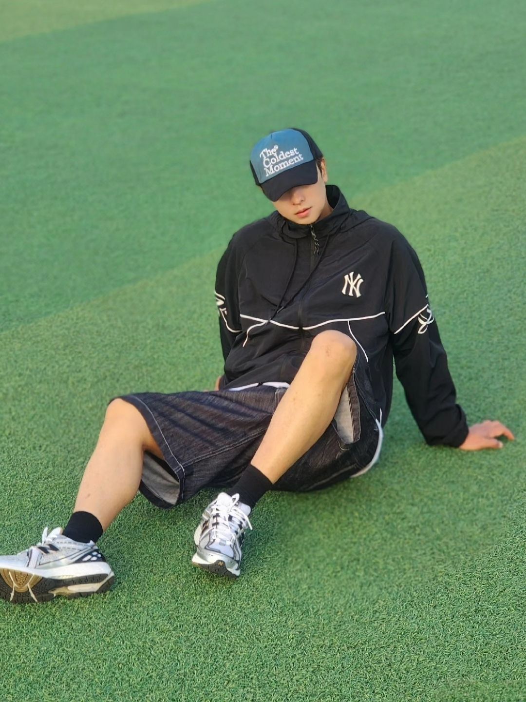 MUSINSA公式 | THE COLDEST MOMENT TCM logo cap (black)