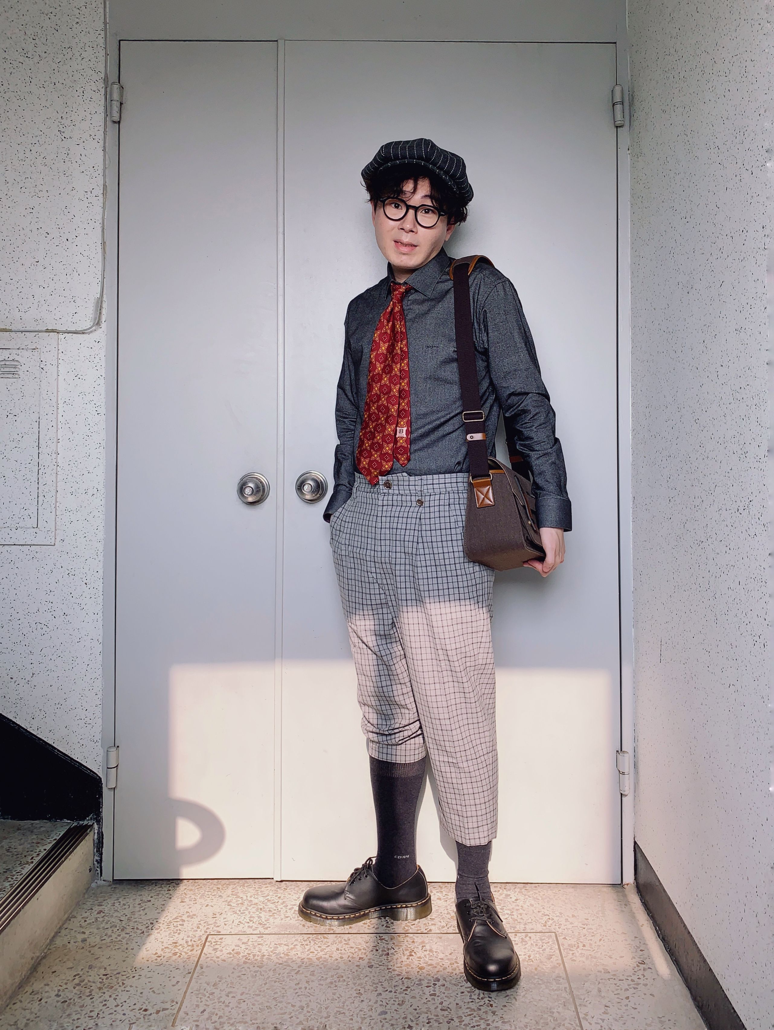 MUSINSA公式 | UNIVERSAL CHEMISTRY Black Newsboy Cap Newsboy Cap