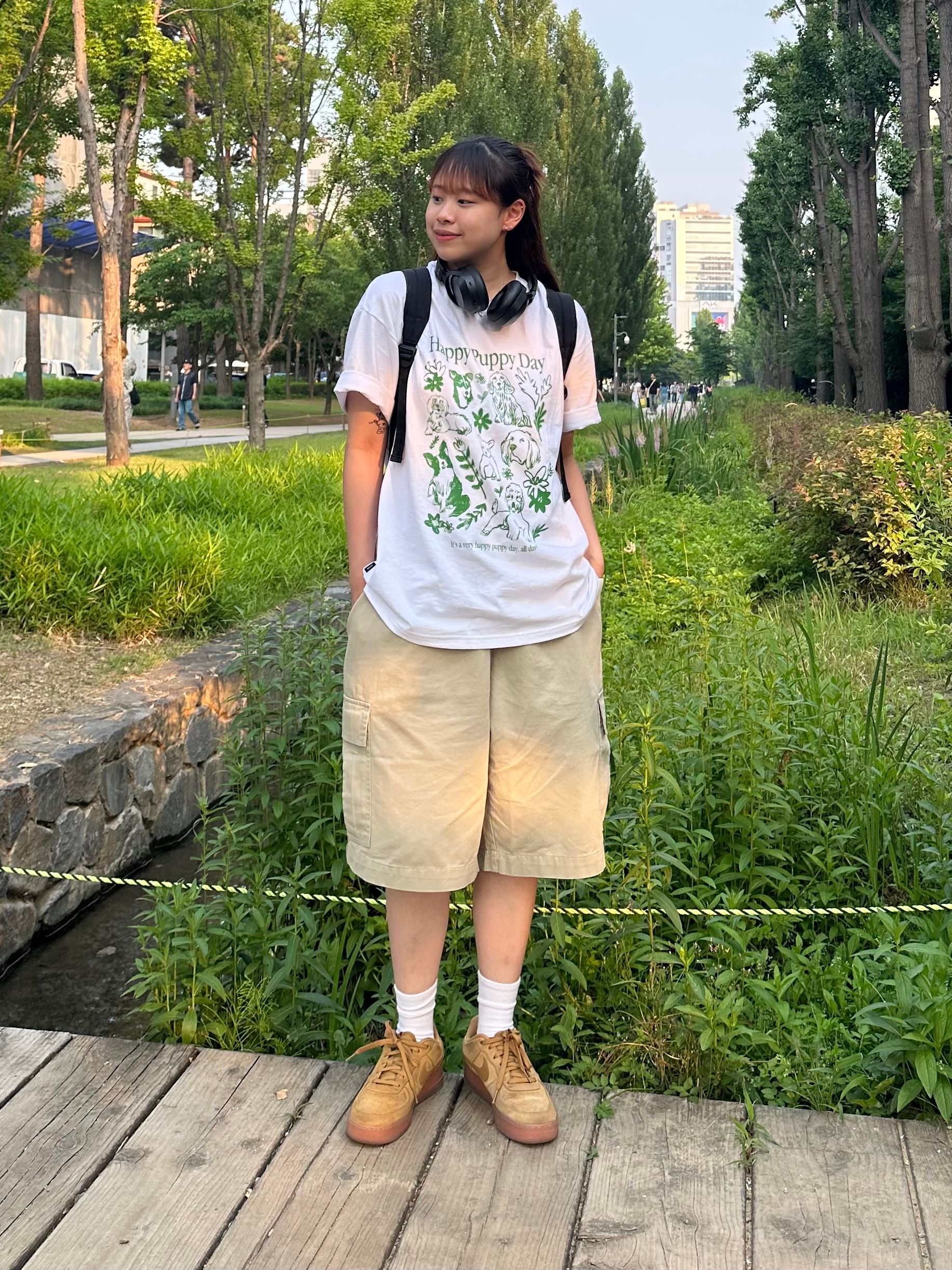 【CPGN STUDIO】23SS★ Happy Voyage Embroidery Short Sleeve T Designer fashion, Seoul-fully created | W Concept