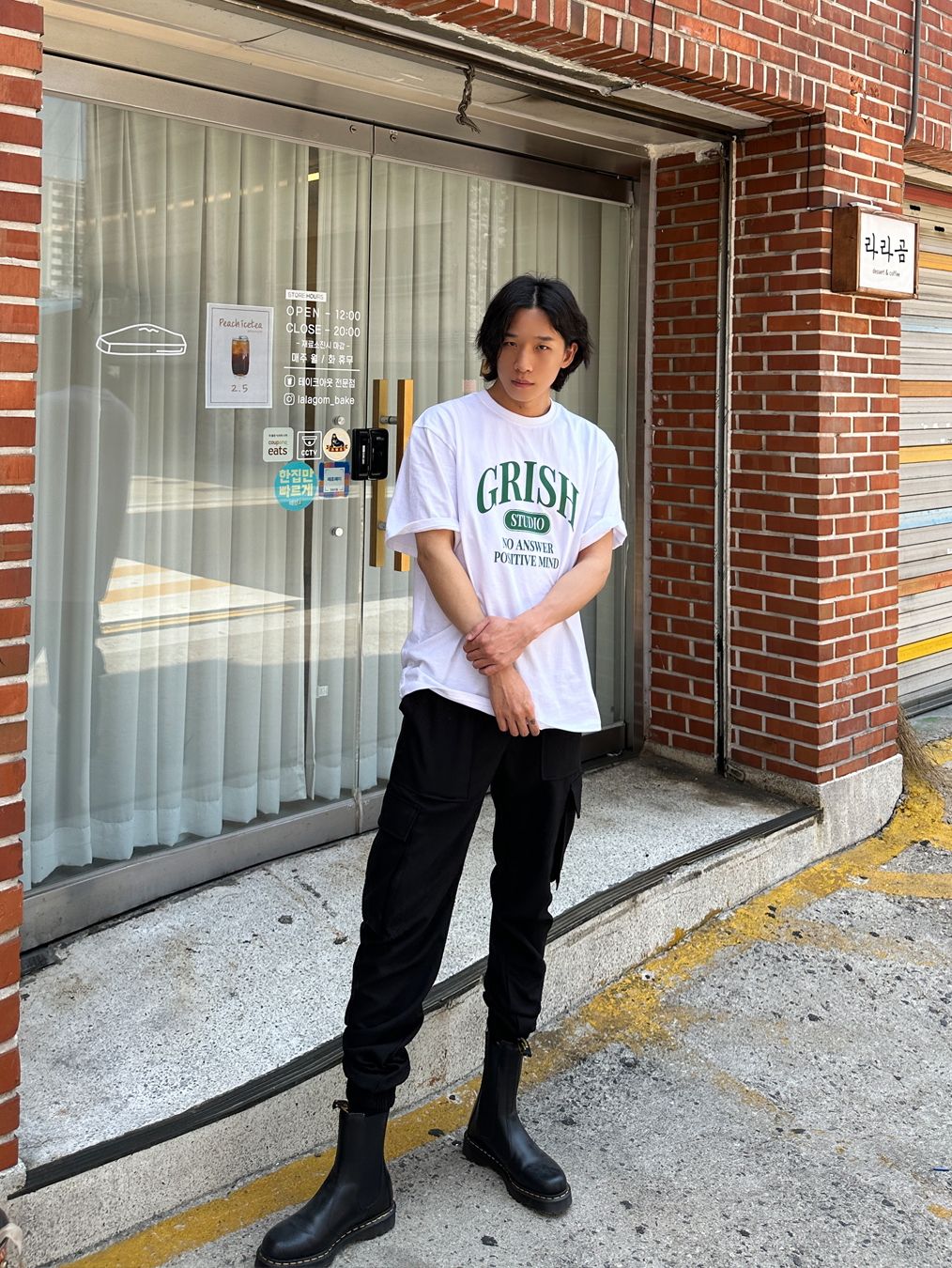 デニム・ジーパン NOT4NERD Cargo Jogger Slacks Pants Black PT021BK MUSINSA | NOT4NERD Cargo Jogger Slacks Pants - Black