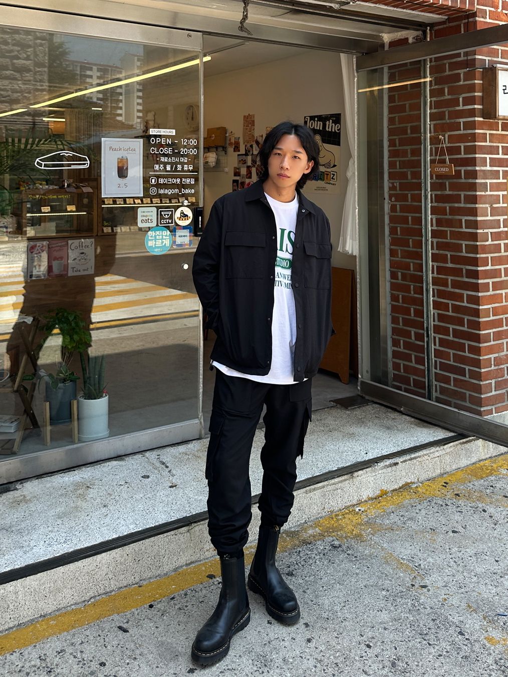 デニム・ジーパン NOT4NERD Cargo Jogger Slacks Pants Black PT021BK MUSINSA | NOT4NERD Cargo Jogger Slacks Pants - Black