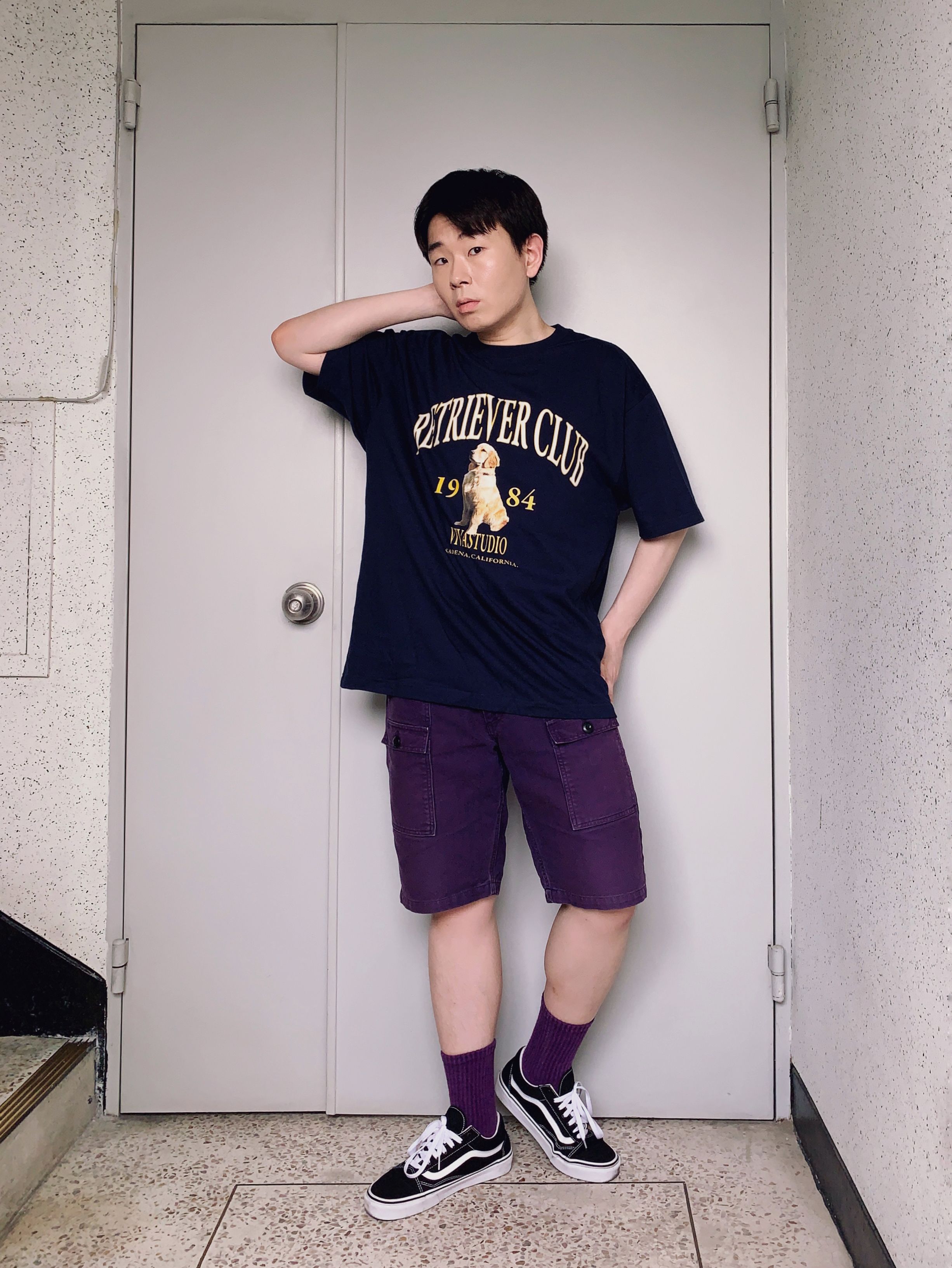 MUSINSA | VIVASTUDIO RETRIEVER SHORT SLEEVE [NAVY]
