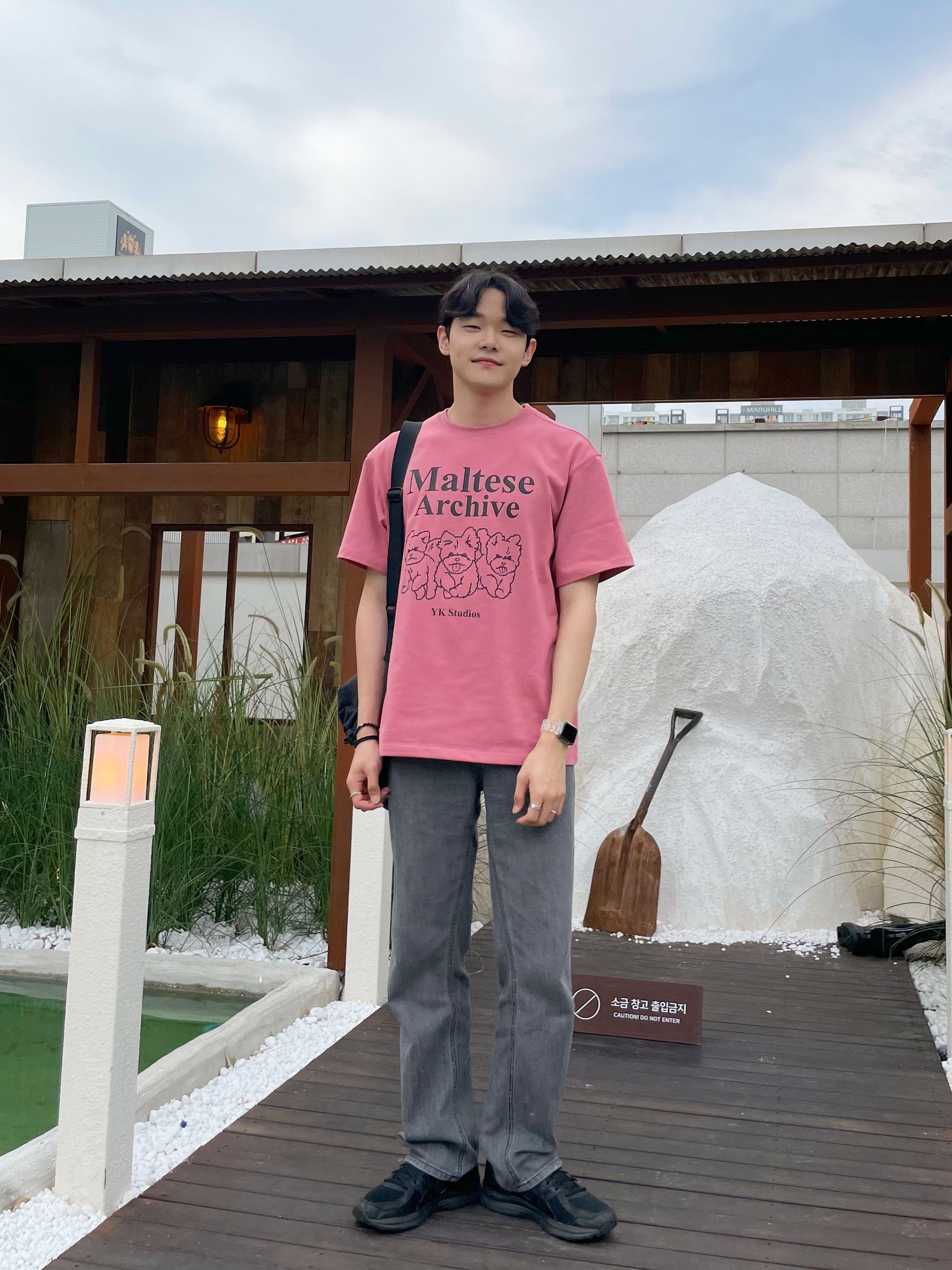 ★WAIKEI★ Maltese Archive Short Sleeve T-Shirt White YK22HS MUSINSA | WAI KEI Maltese Archive Line Graphic Short Sleeve