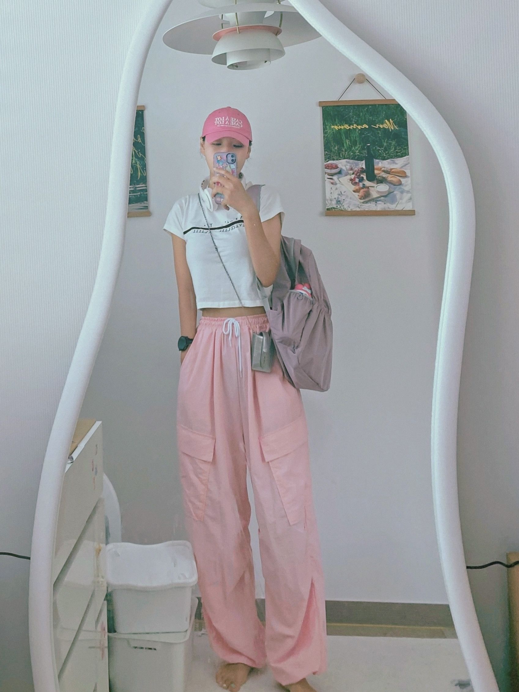 MUSINSA | STUDIO CHOROK Nagaja Peanut Bag #1 (Pink)