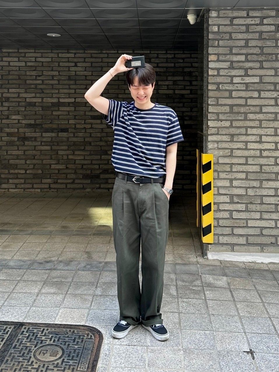 MOONSUN☆UNISEX, Marine Stripe Ringer T MUSINSA | MOONSUN UNISEX Marine Stripe Ringer T [Navy]
