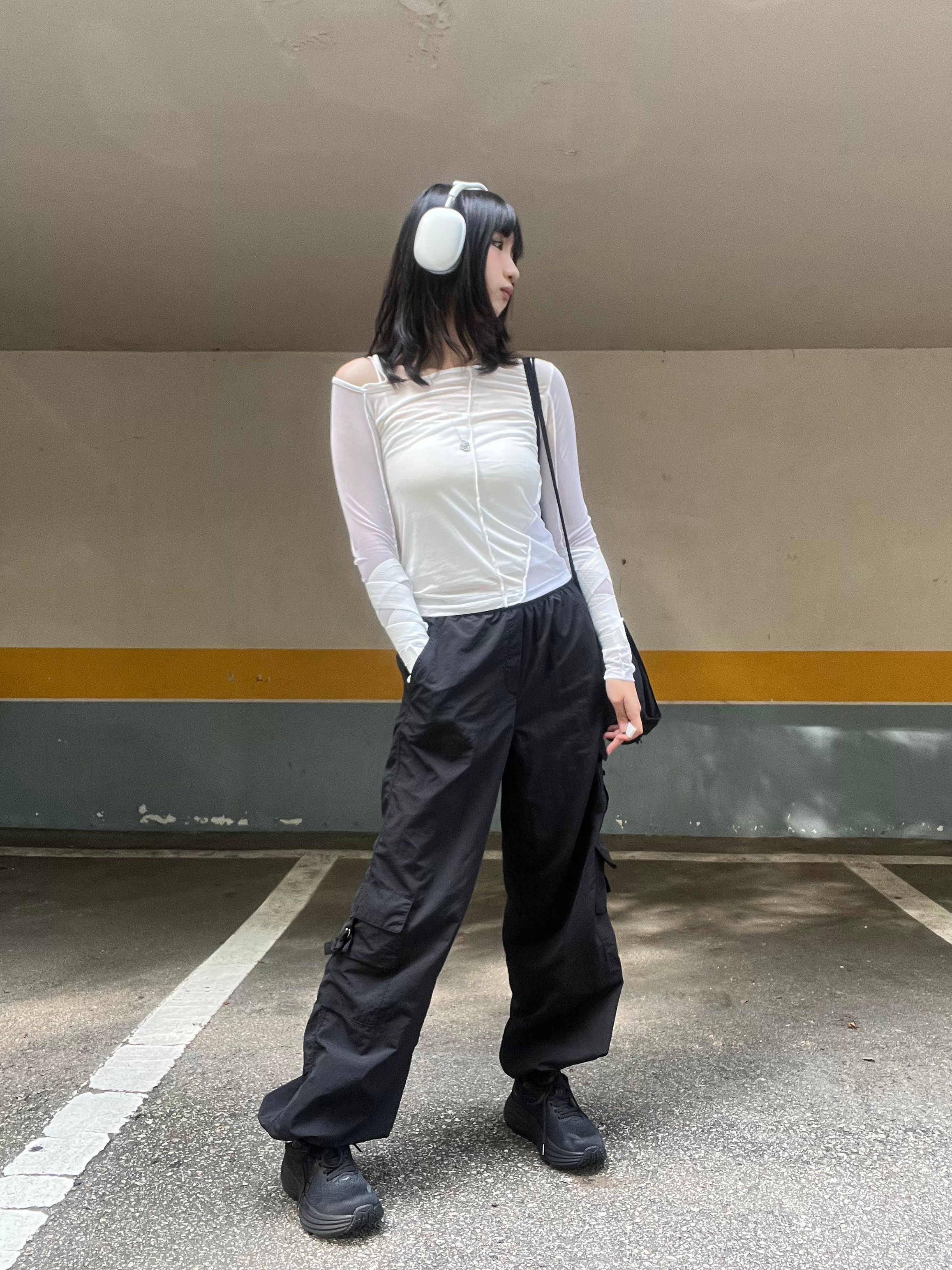 ★送料・関税込★OJOS★Bandage Mesh T-shirt★Tシャツ★ MUSINSA | OJOS Bandage Mesh T-shirt / White
