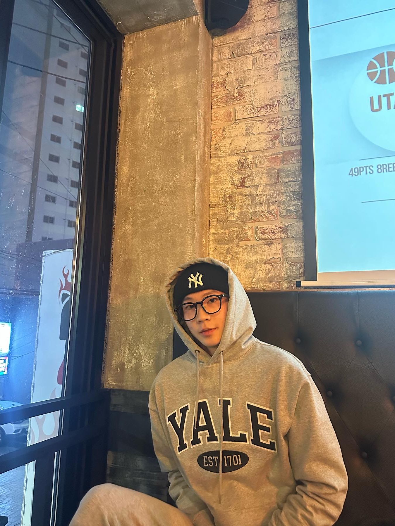 [ YALE ]★2 TONE ARCH FOOTBALL CLUB HOODIE MUSINSA | YALE 2 TONE ARCH HOODIE BLACK
