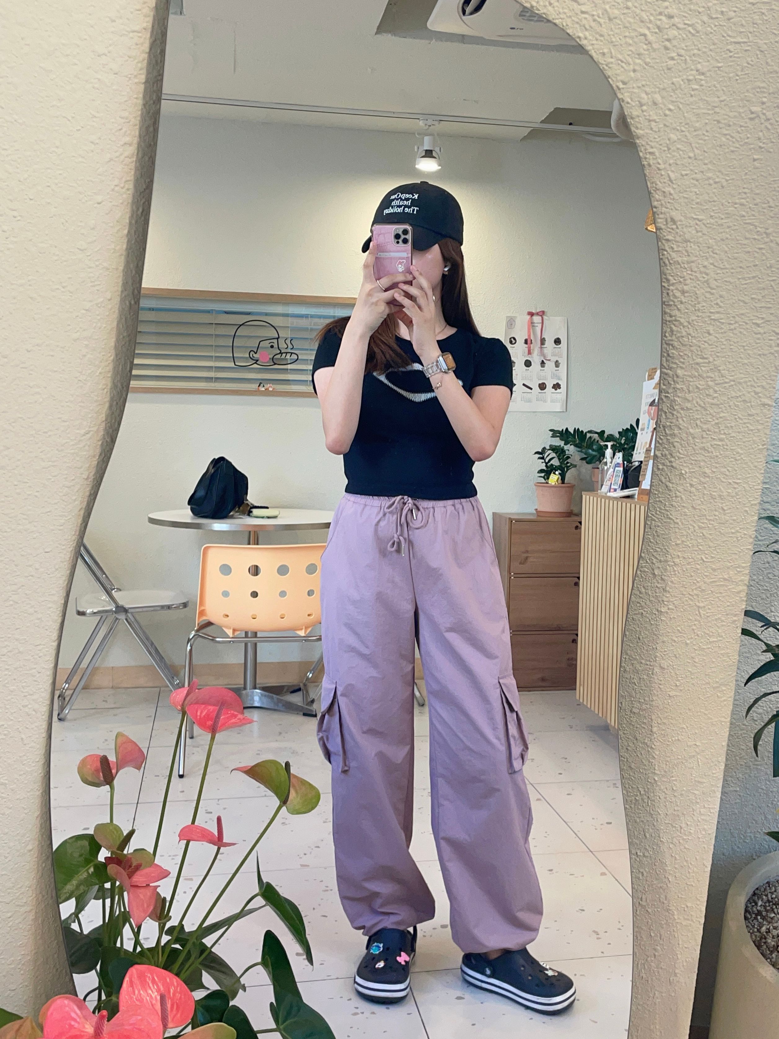 MUSINSA公式 | LUV IS TRUE SU CARGO PANTS (BLACK)
