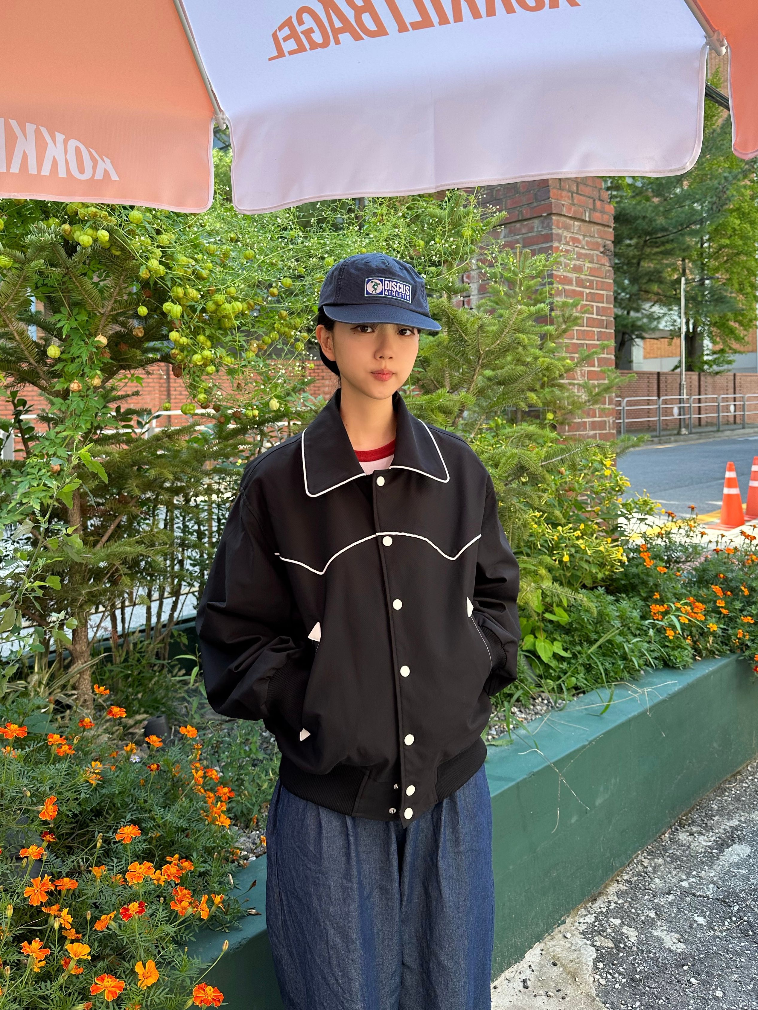 ◆MIM the wardrobe◆ Western lining blouson black MUSINSA | MIMTHEWARDROBE Western lining blouson_black