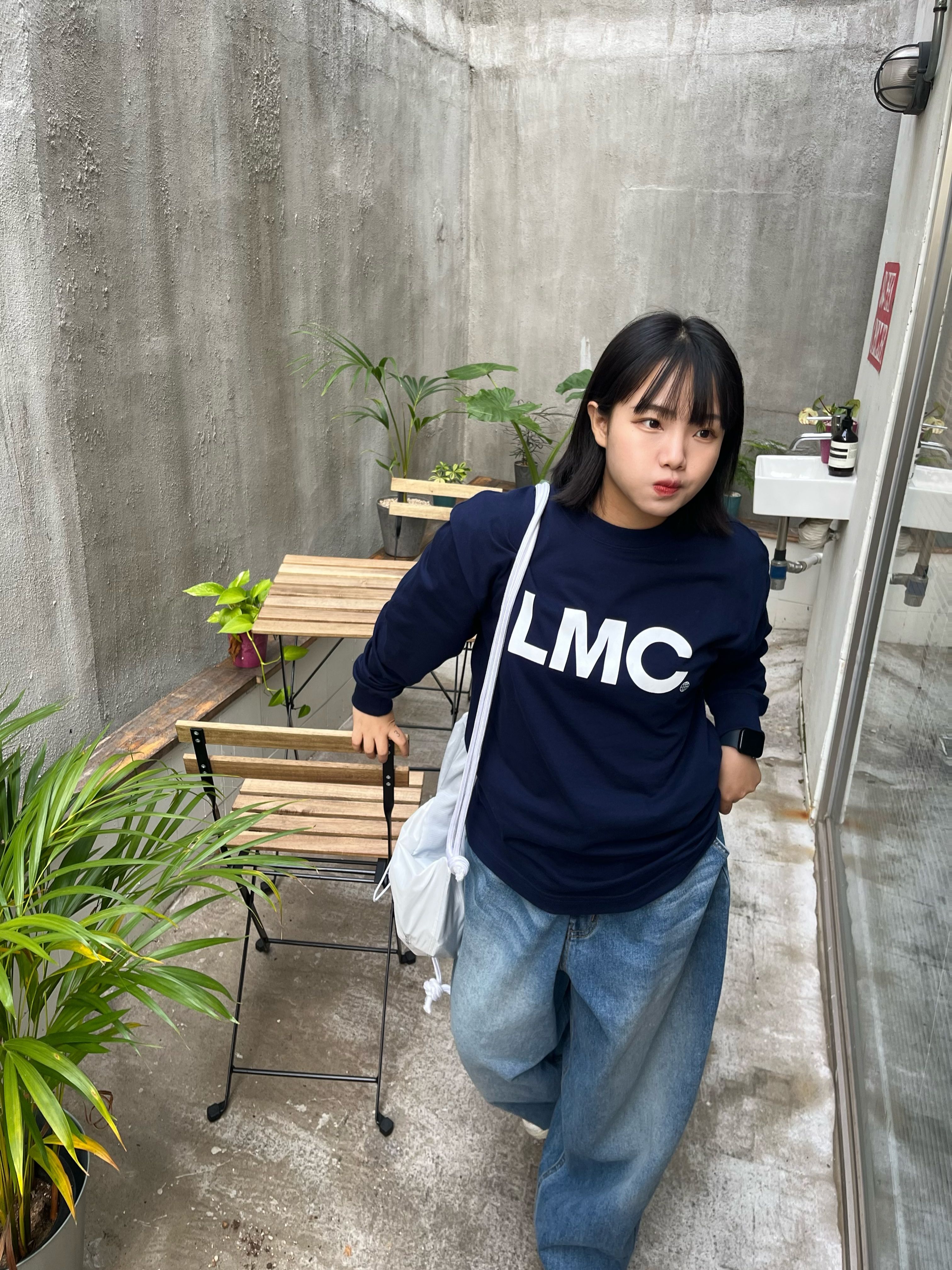 MUSINSA公式 | LMC LMC OG WHEEL LONG SLV TEE black