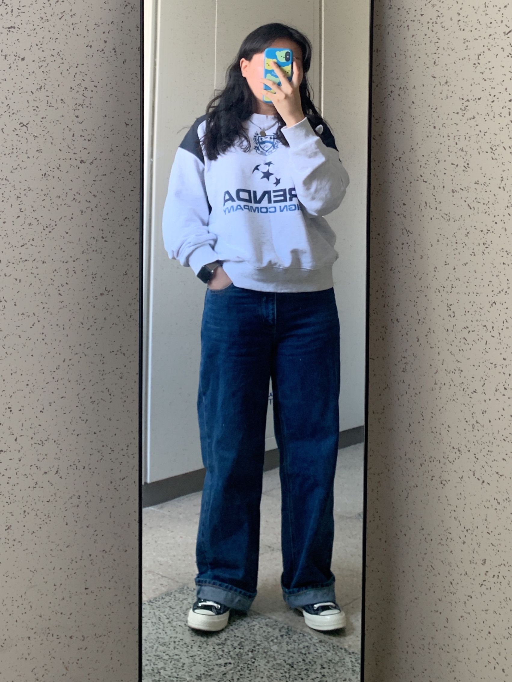 MUSINSA | AVANDRESS STRAIGHT WIDE DENIM PANTS BLUE