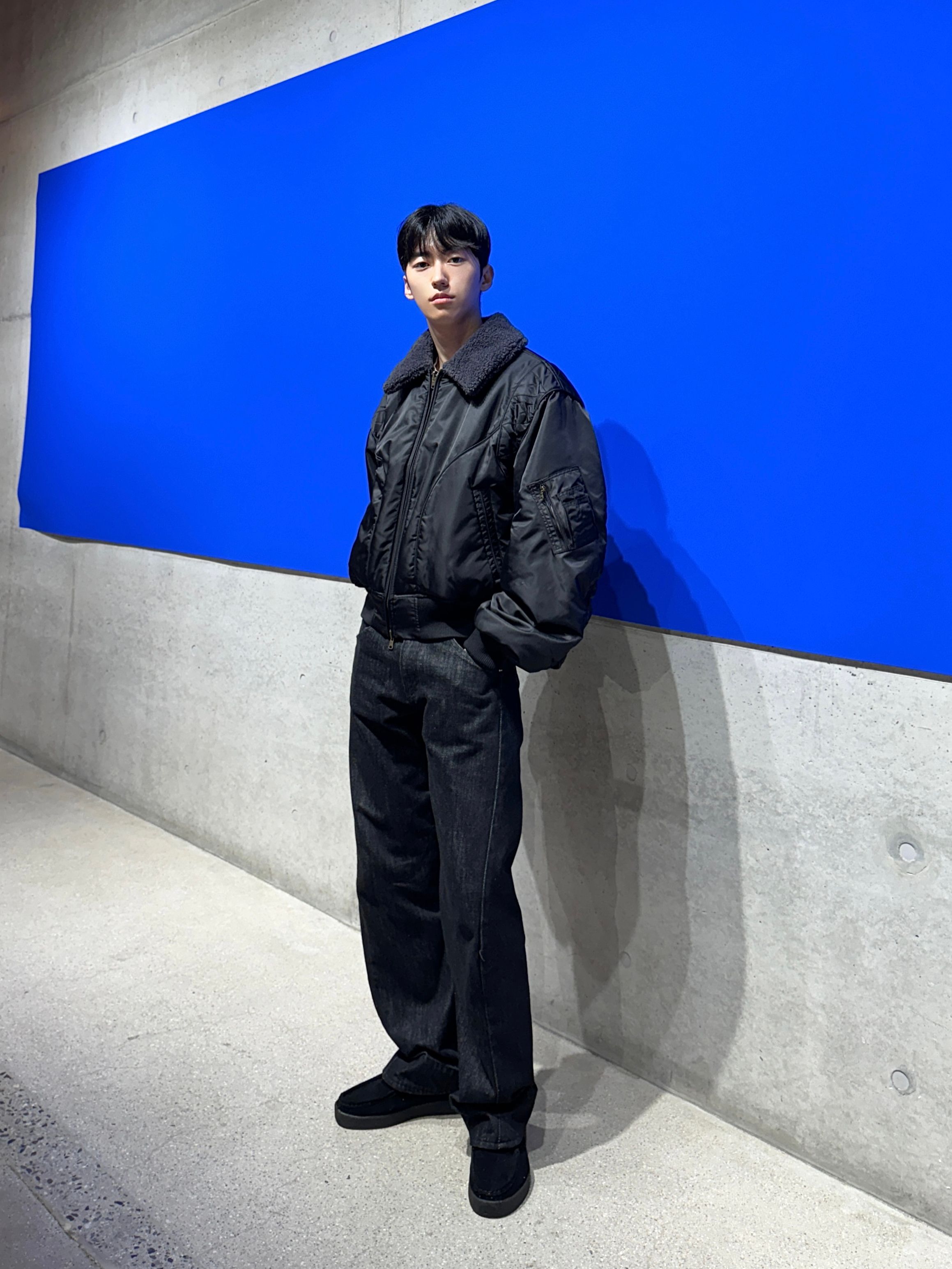 MUSINSA公式 | COOR CWU Reversible Flight Bomber (Black)