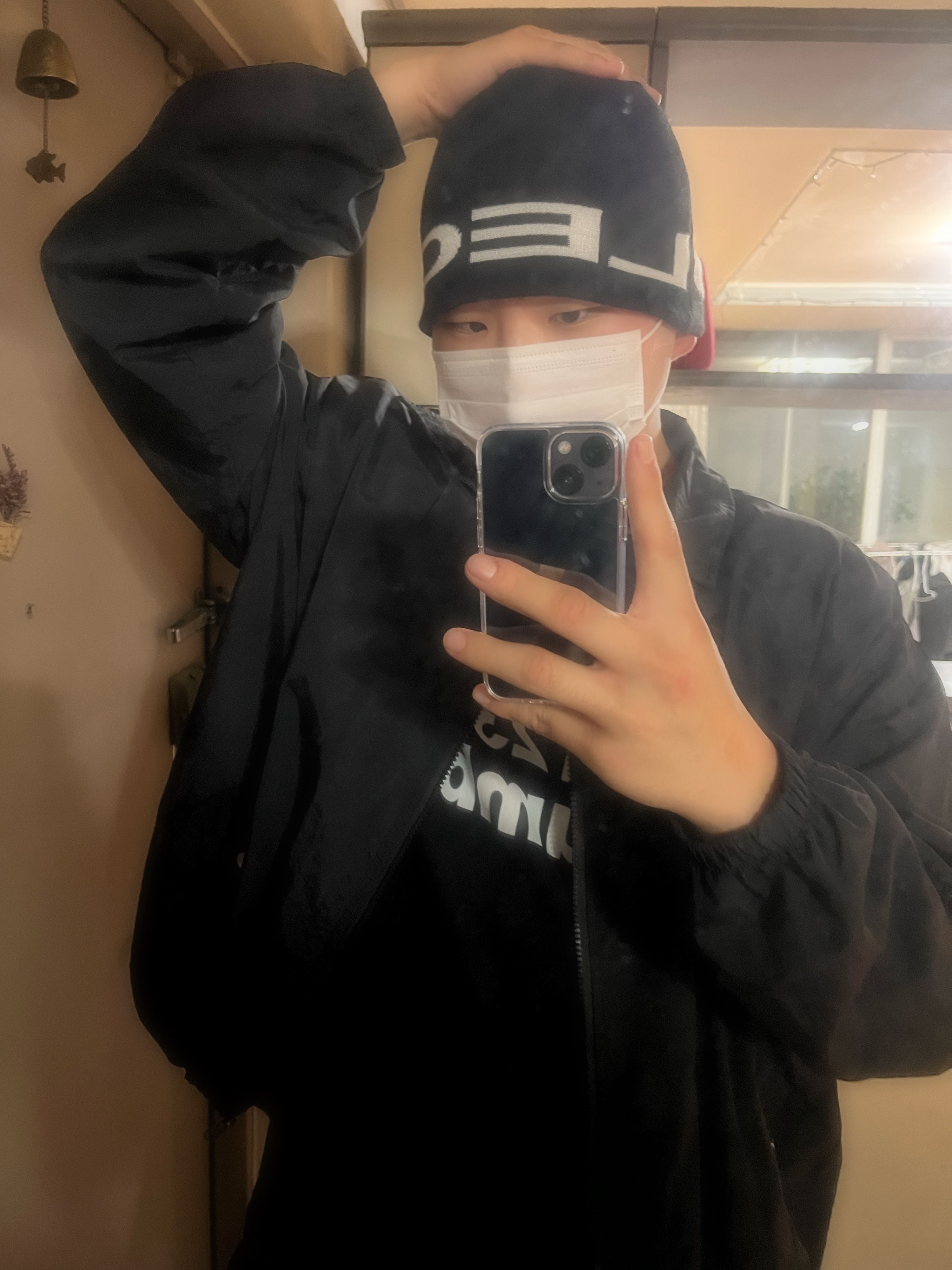 Tシャツ・カットソー THE COLDEST MOMENT TCM mess T black THE COLDEST MOMENT] TCM mess T 正規品 韓国 ブランド 韓国