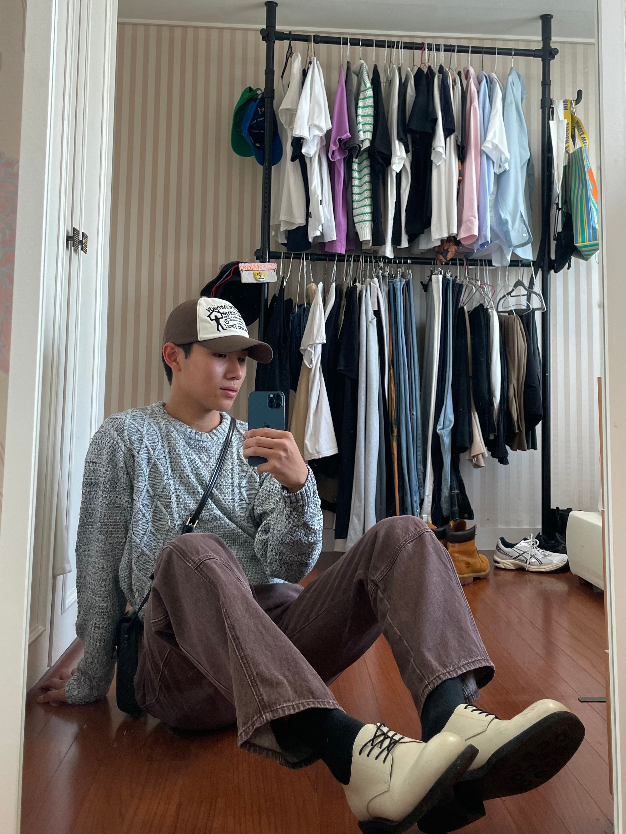 MUSINSA | MILLO ARCHIVE Home Mentality Ball Cap [Brown]