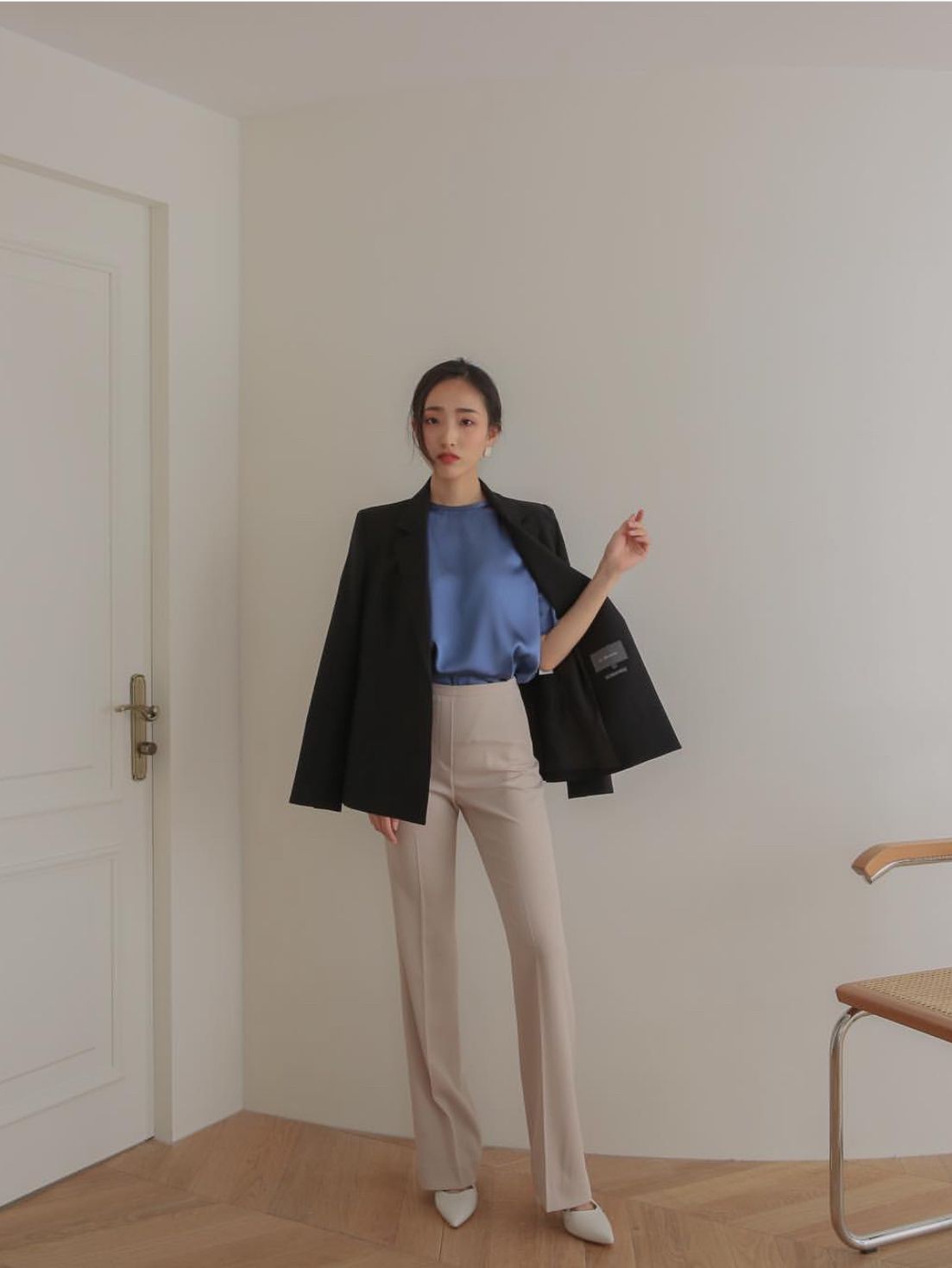 パンツ MUSINSA STANDARD Women's Semi Boot Cut Hidden Banding Slacks MUSINSA | MUSINSA STANDARD WOMAN Women's Semi Boot Cut