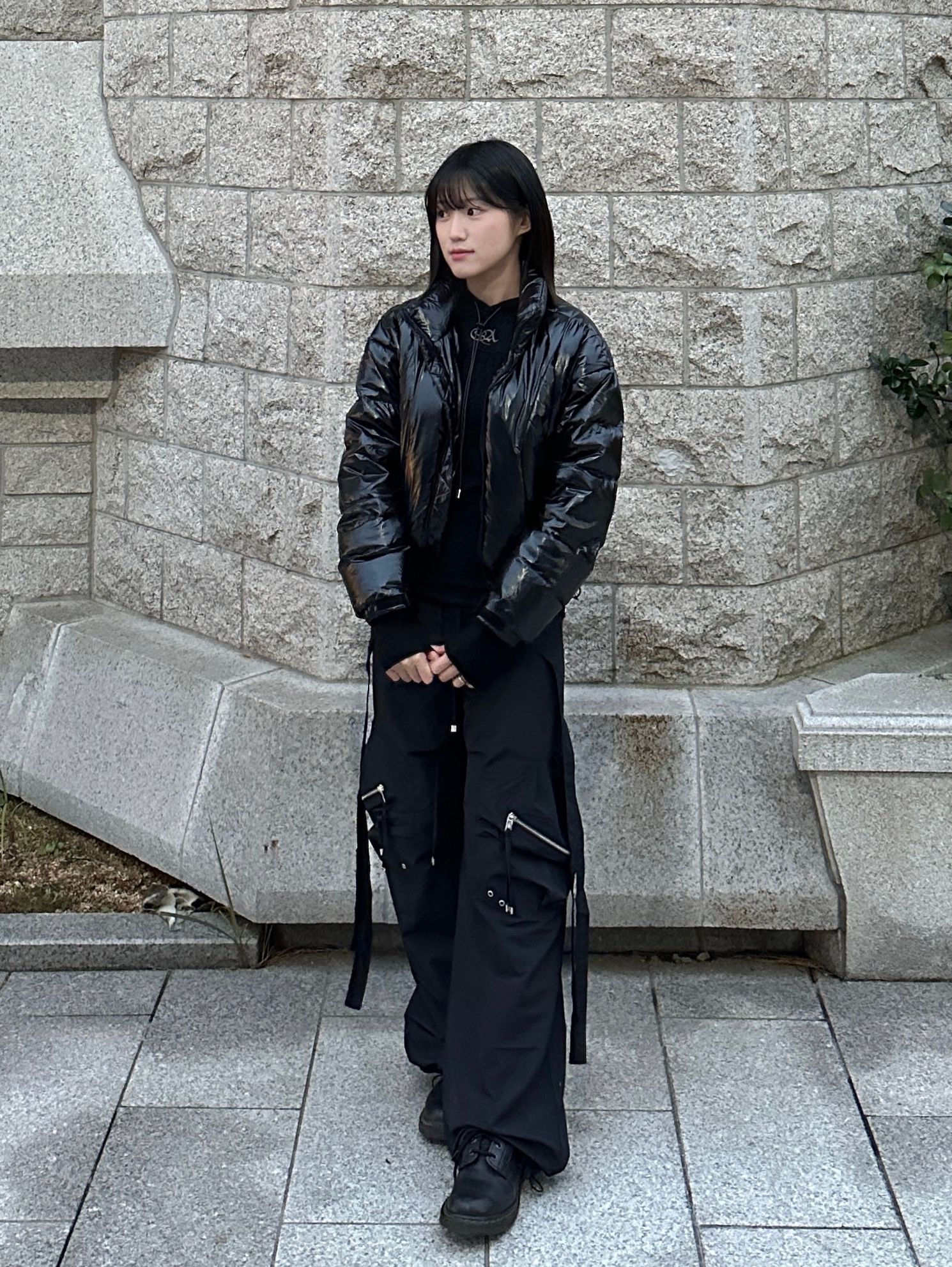 【ラスト一点】NACHE CONVEX TIE CARGO PANTSチャコール ラスト一点】NACHE CONVEX TIE CARGO PANTSチャコール ラスト