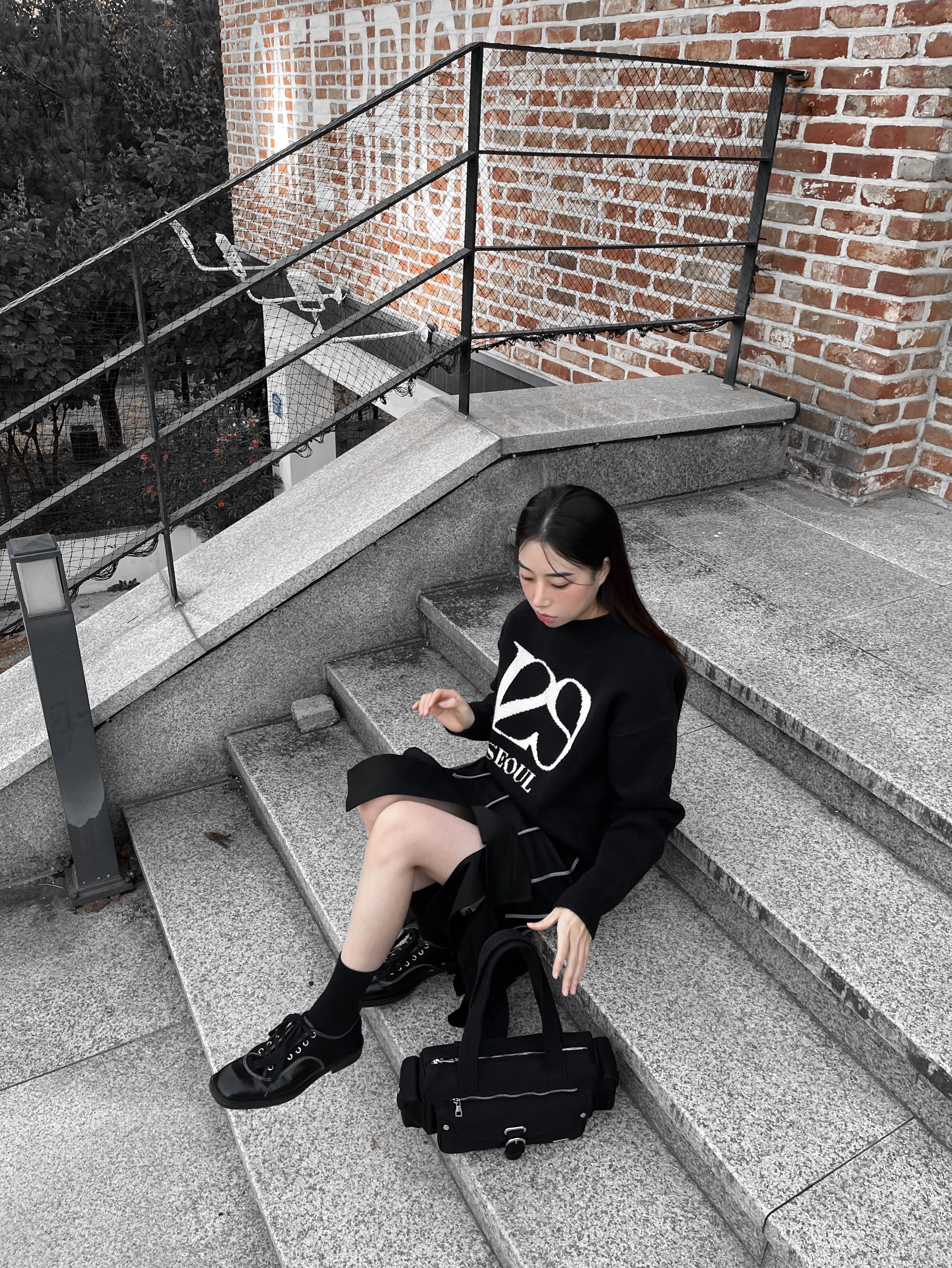 韓国ブランド　ILLIGO　Essential Pocket Bag Black MUSINSA | ILLIGO Essential Pocket Bag Black
