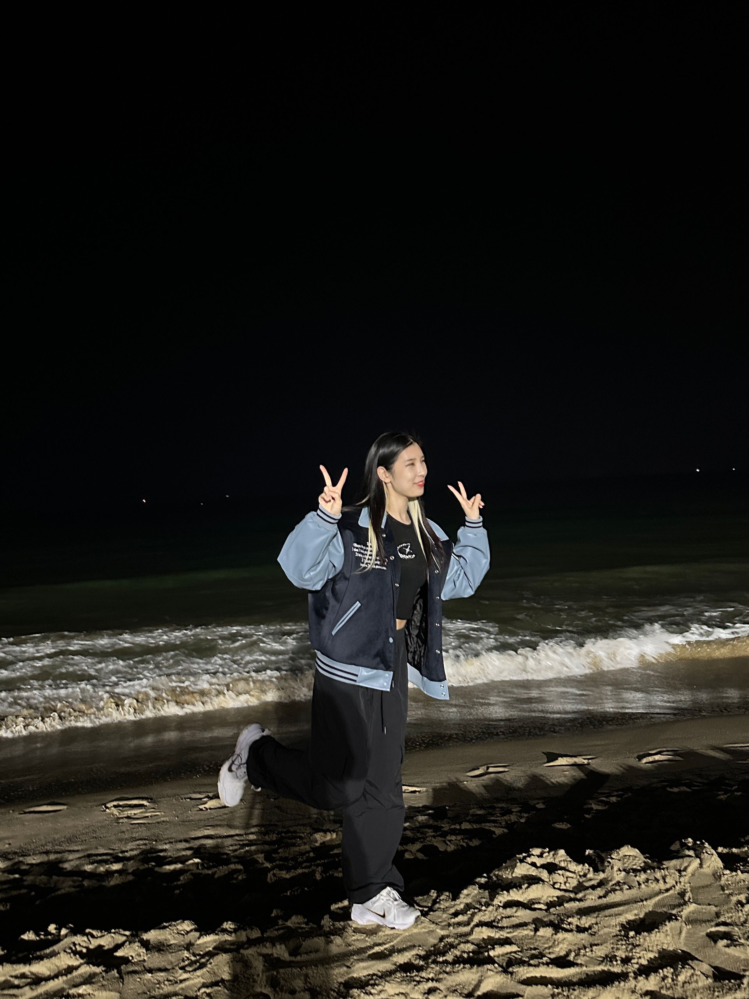 MUSINSA公式 | LUV IS TRUE MZ LVT VARSITY JACKET_BLUE