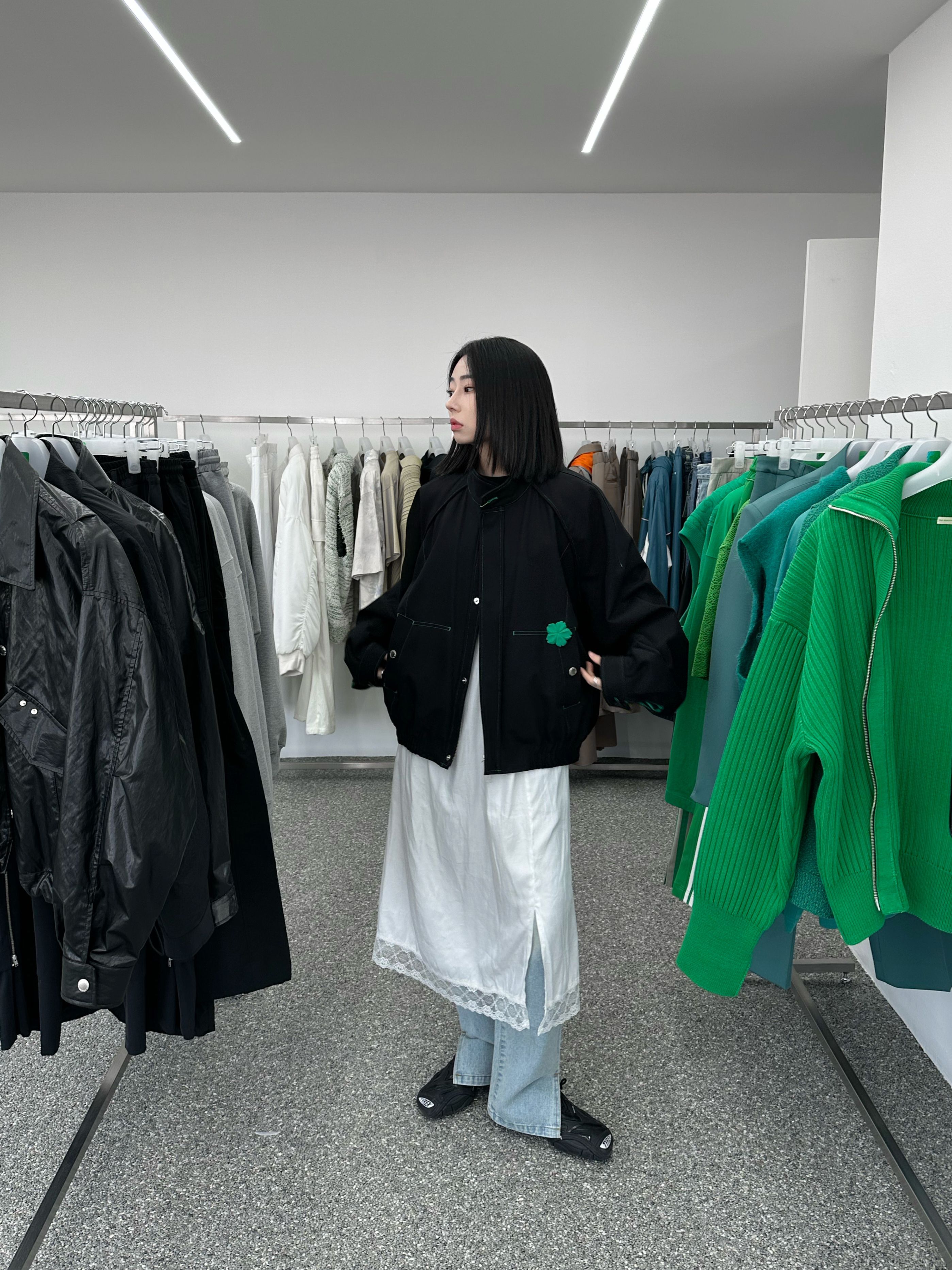 MUSINSA公式 | THE IDENTITY PROJECT Racer raglan jacket