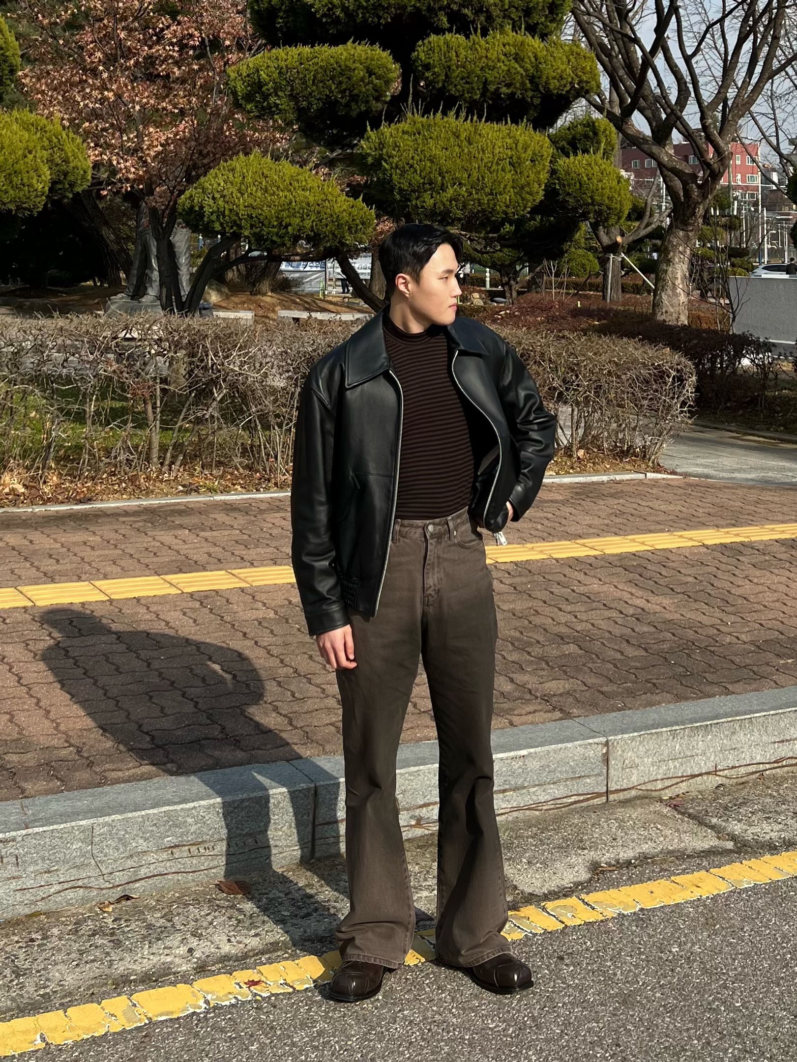 MUSINSA | ANDROS Minimal Jacket (Black)