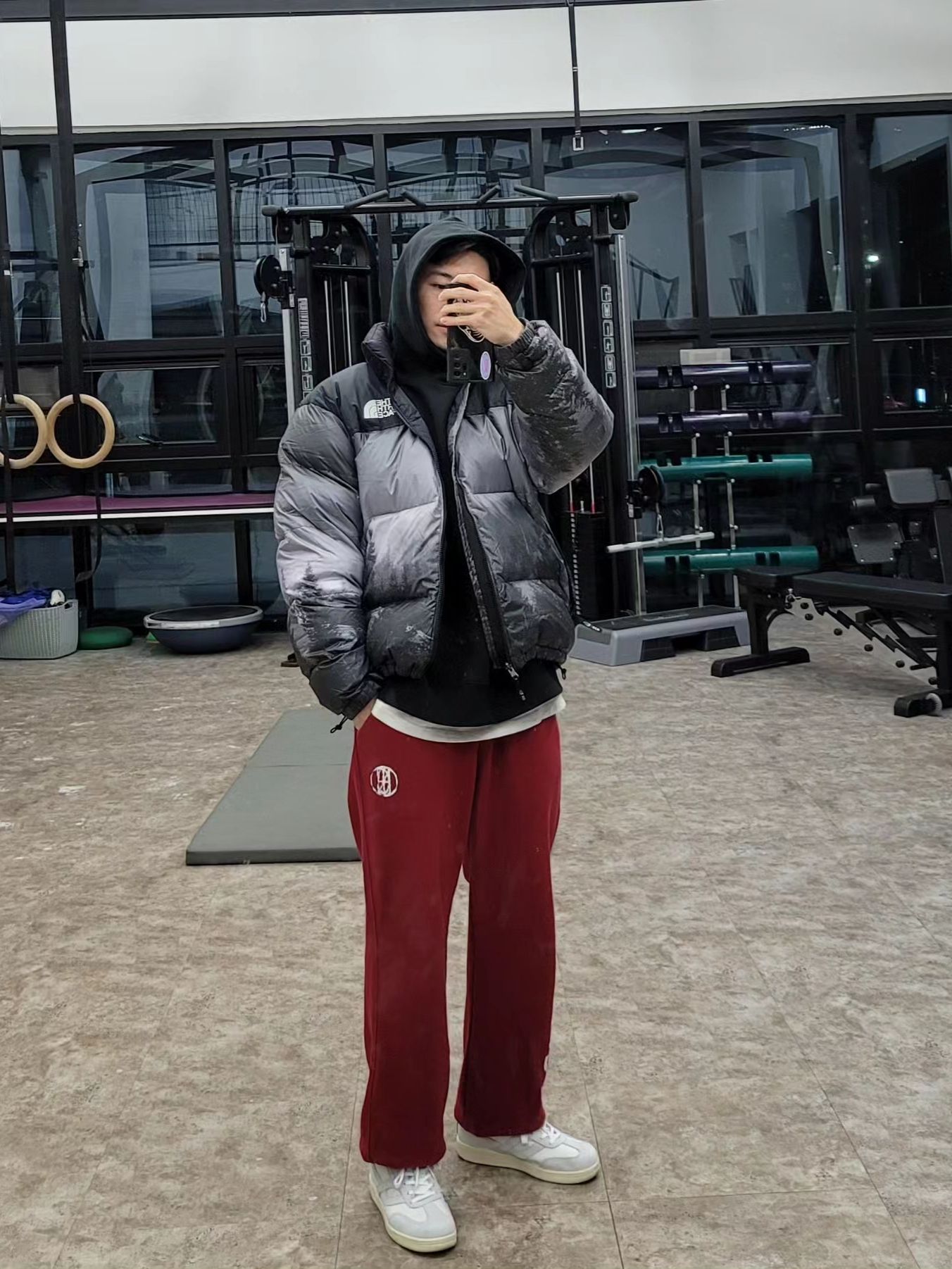 [NOT4NERD] Brush NFND Logo String Sweat Pants★関税/送料込 NOT4NERD] Brush NFND Logo String Sweat Pants☆関税/送料込