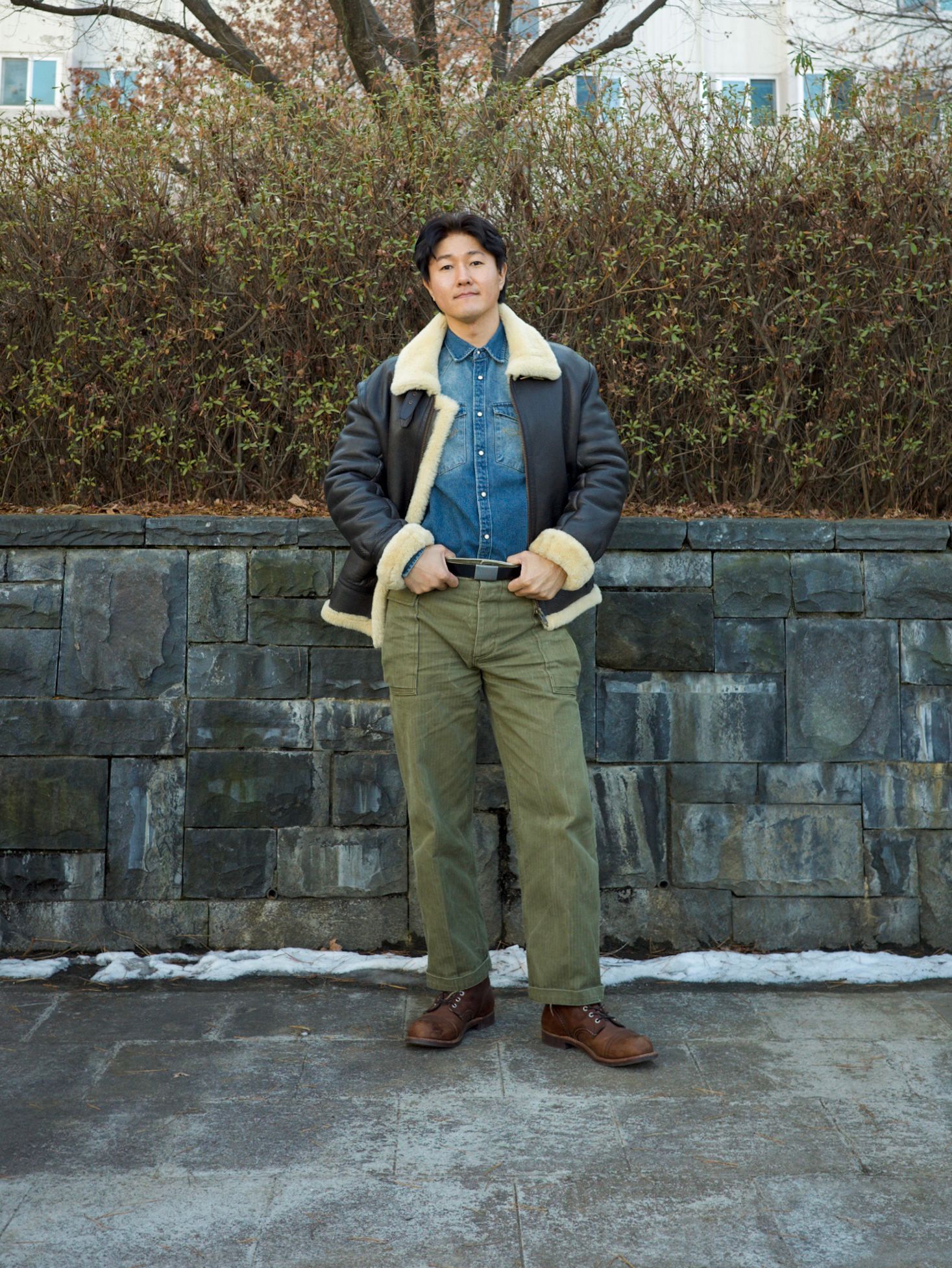 ジャケット・アウター Japanese label double name mouton jacket MUSINSA | DOFFJASON Solid Suede Mouton Jacket (Black)