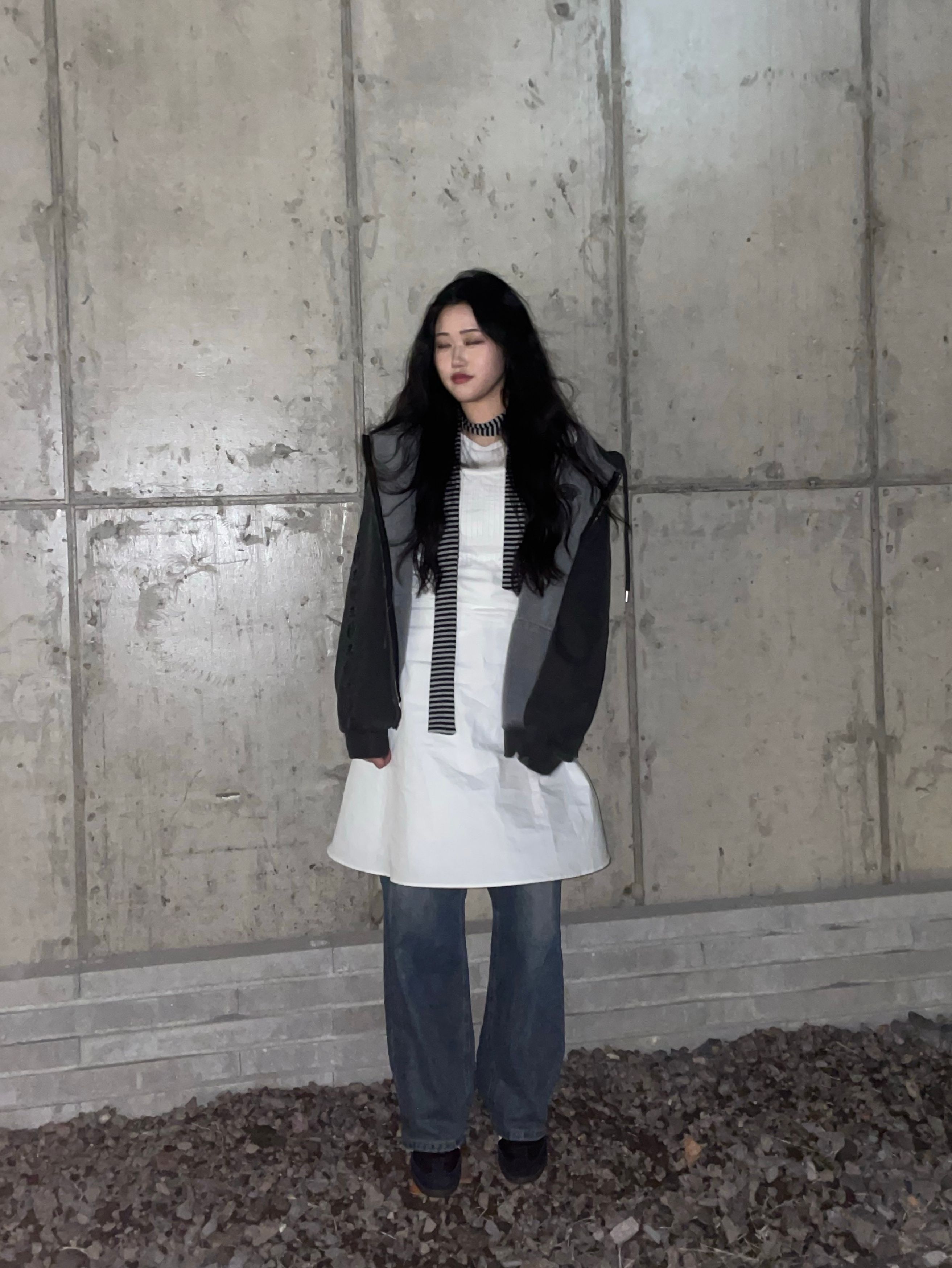 【韓国★CPGN★ユニセックス】Peak Star Pigment Hood Zip-up MUSINSA公式 | CPGN STUDIO [2-WAY] Sleeve Star Pigment Hood