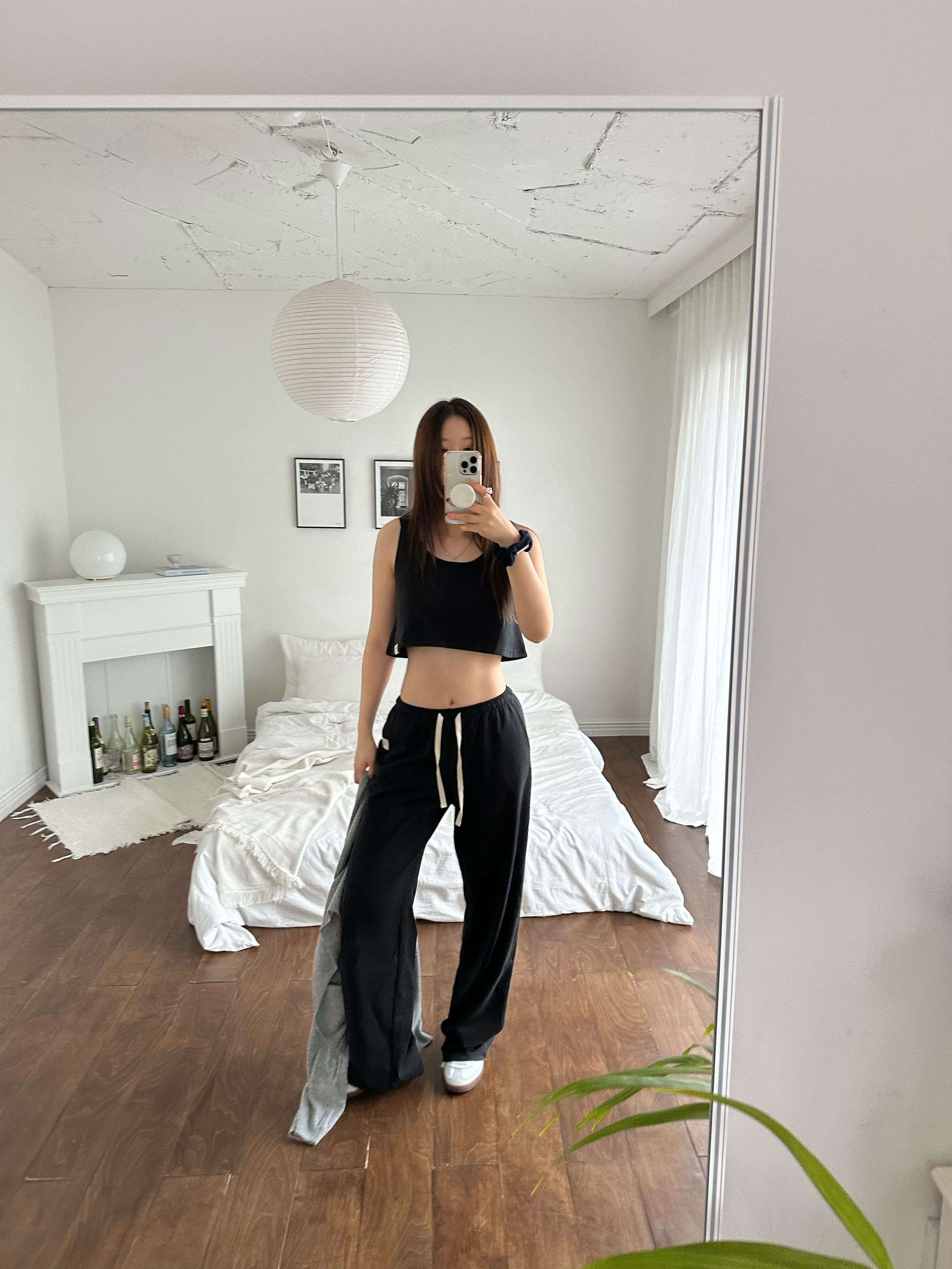 [GLOWNY] G CLASSIC SOFT パンツ★韓国ファッション★人気★ MUSINSA公式 | GLOWNY G CLASSIC SOFT PANTS (BLACK)