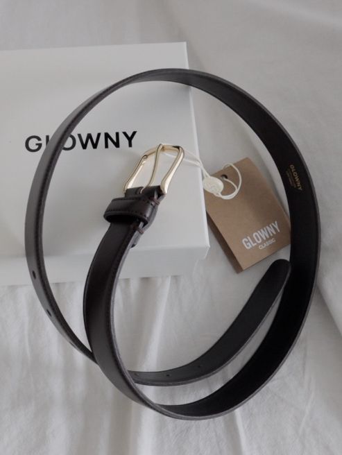 MUSINSA | GLOWNY EVERYDAY G CLASSIC BELT (BROWN)