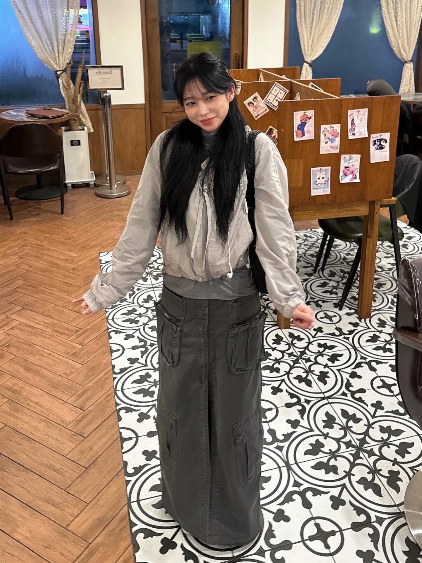 MUSINSA公式 | PARTIMENTO WOMEN シアーリボンシャーリングフード