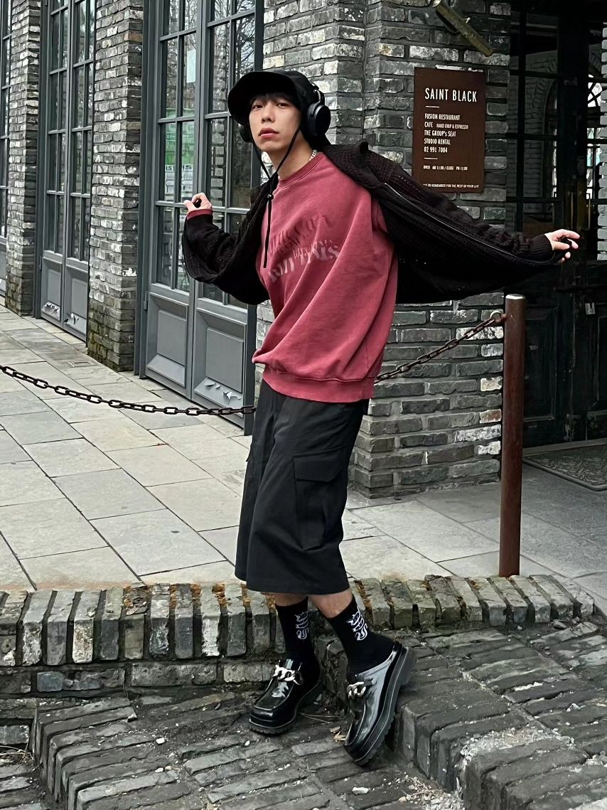 ★送料・関税込★WOOALONG★Scassi knit hood zip-up★ MUSINSA | WOOALONG Scassi knit hood zip-up - DARK BLUE
